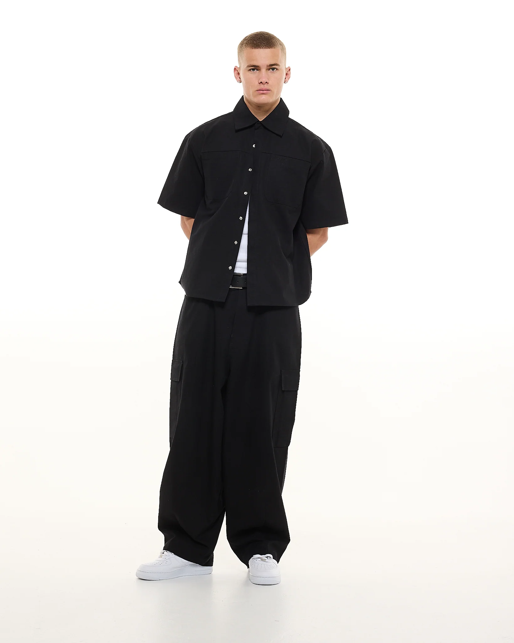 CARGO SS SHIRT - BLACK - Image 7