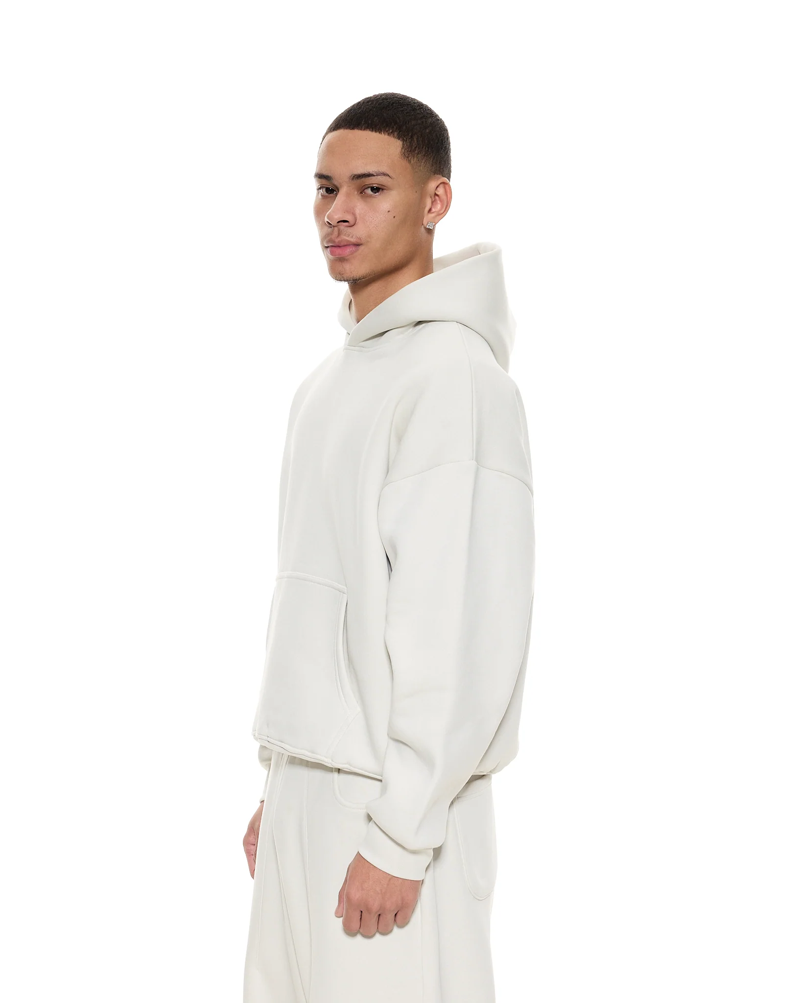 COZY HOODIE - CHALK - Image 3