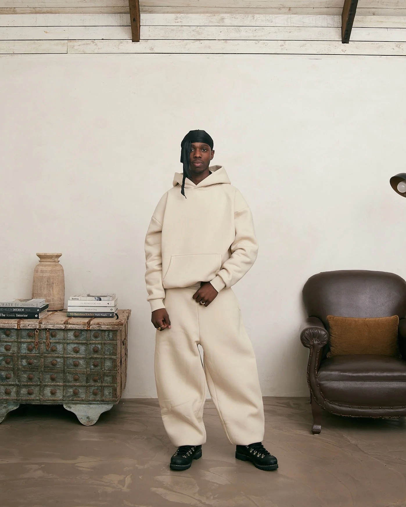 COZY HOODIE - OAT - Image 3