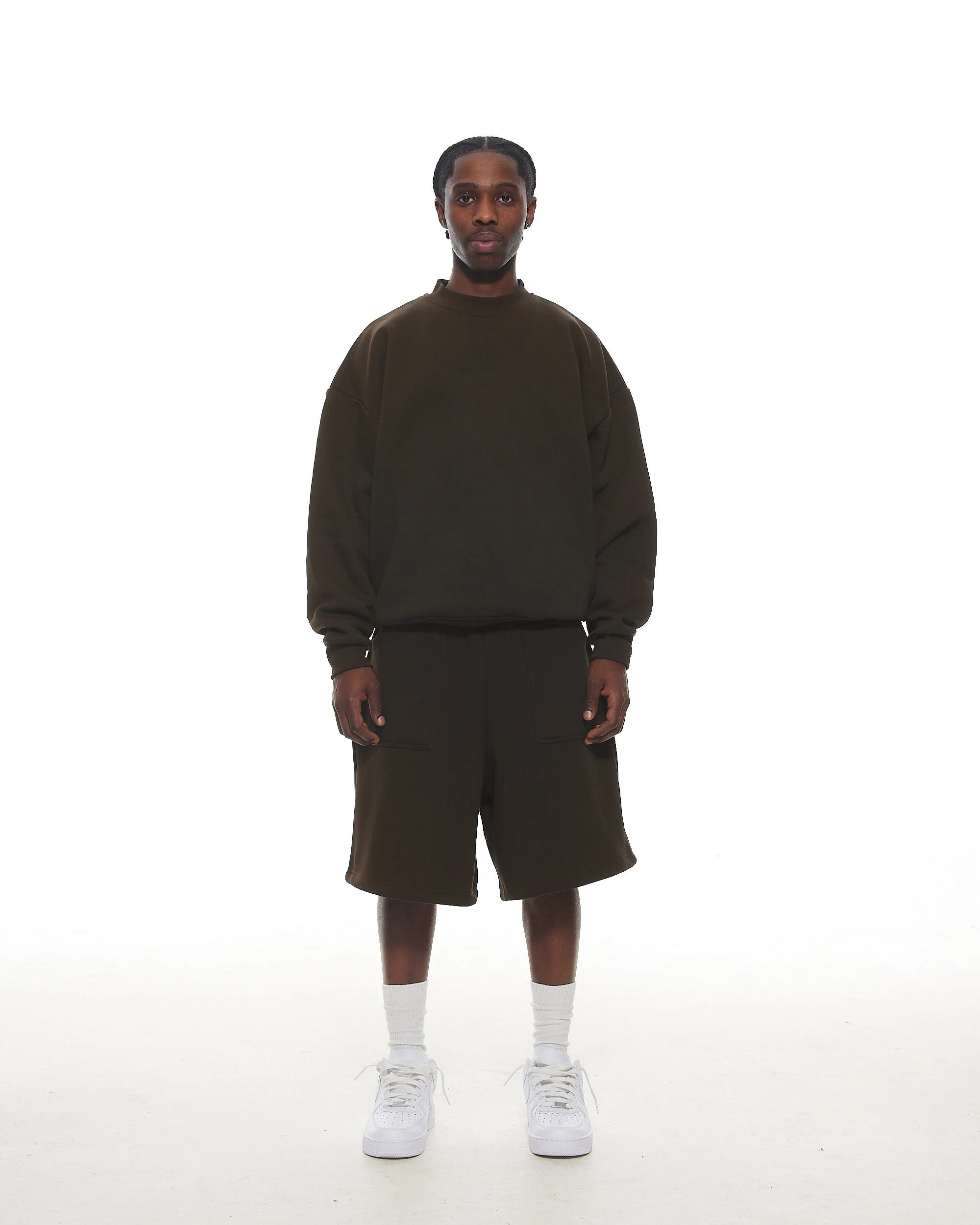 COZY SHORTS - COFFEE - Image 3