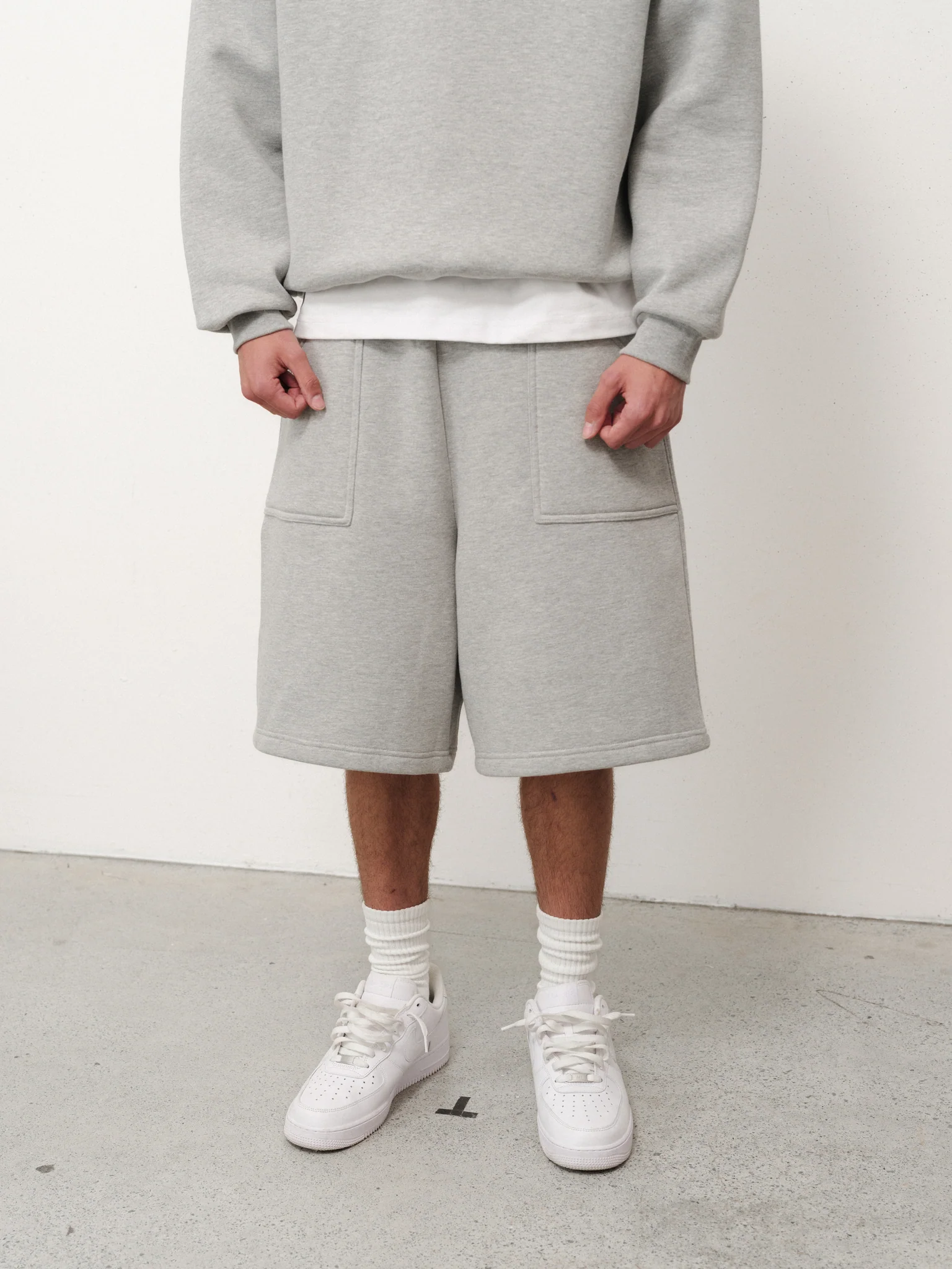 COZY SHORTS - GREY - Image 6