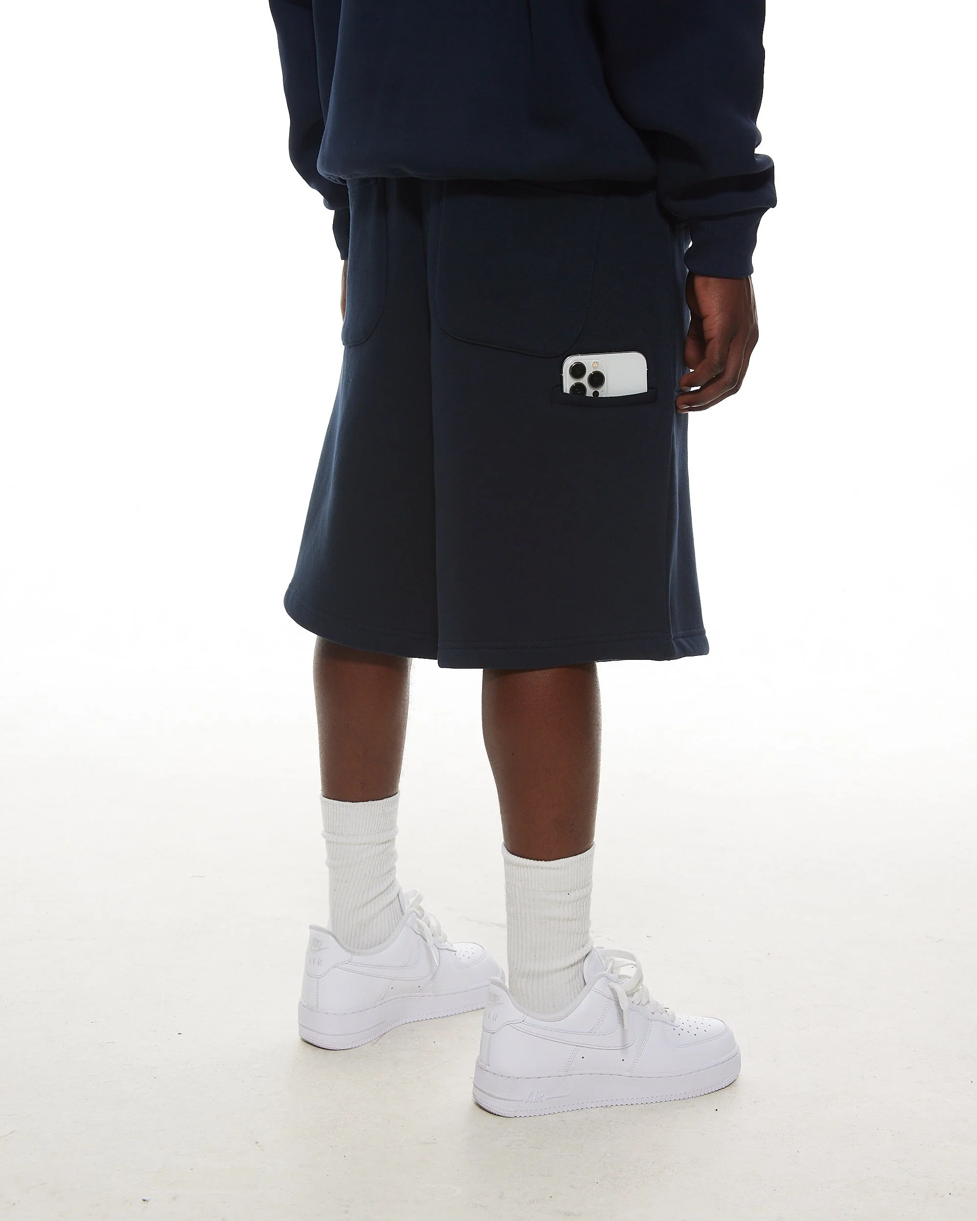 COZY SHORTS - NAVY - Image 3