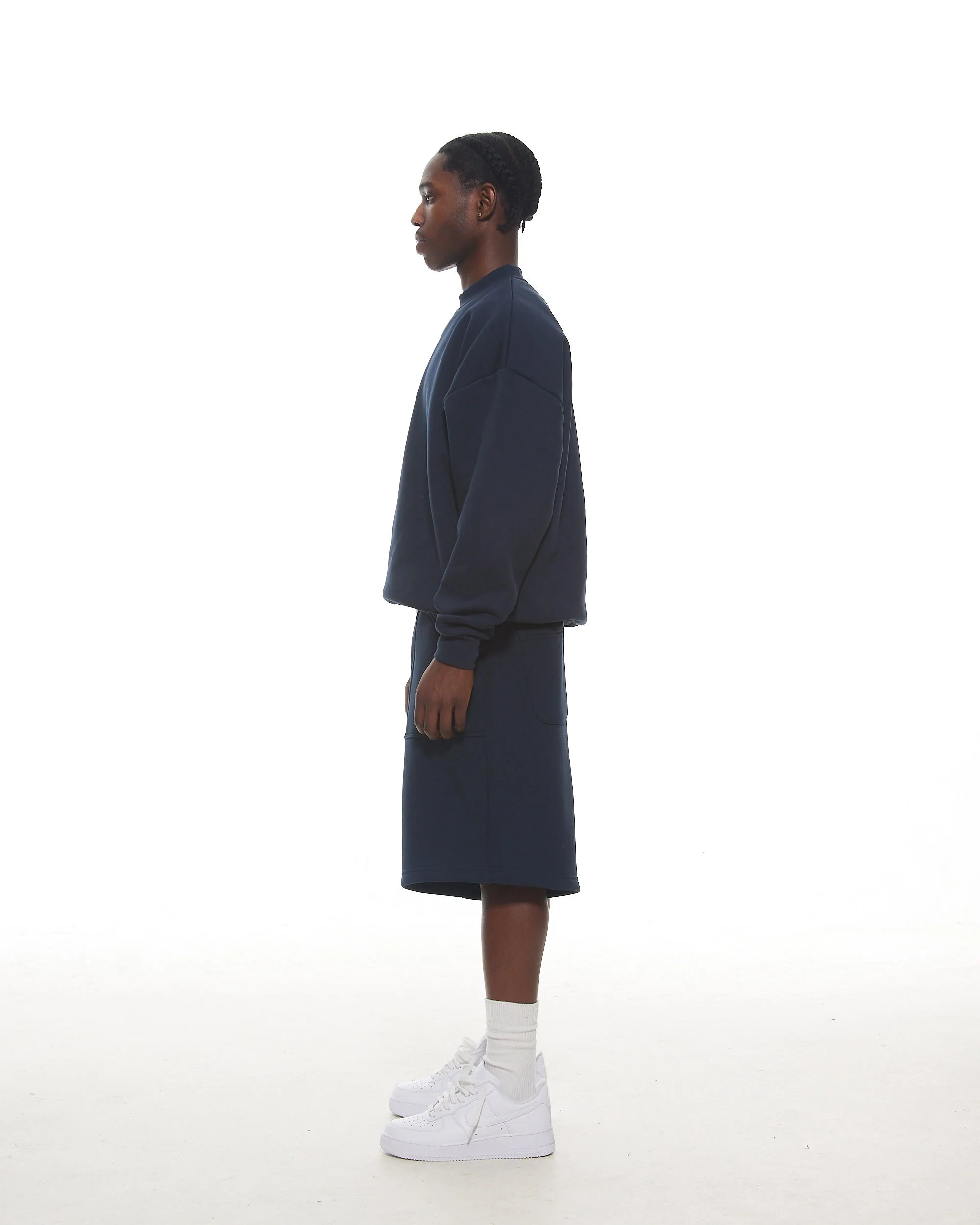 COZY SHORTS - NAVY - Image 4
