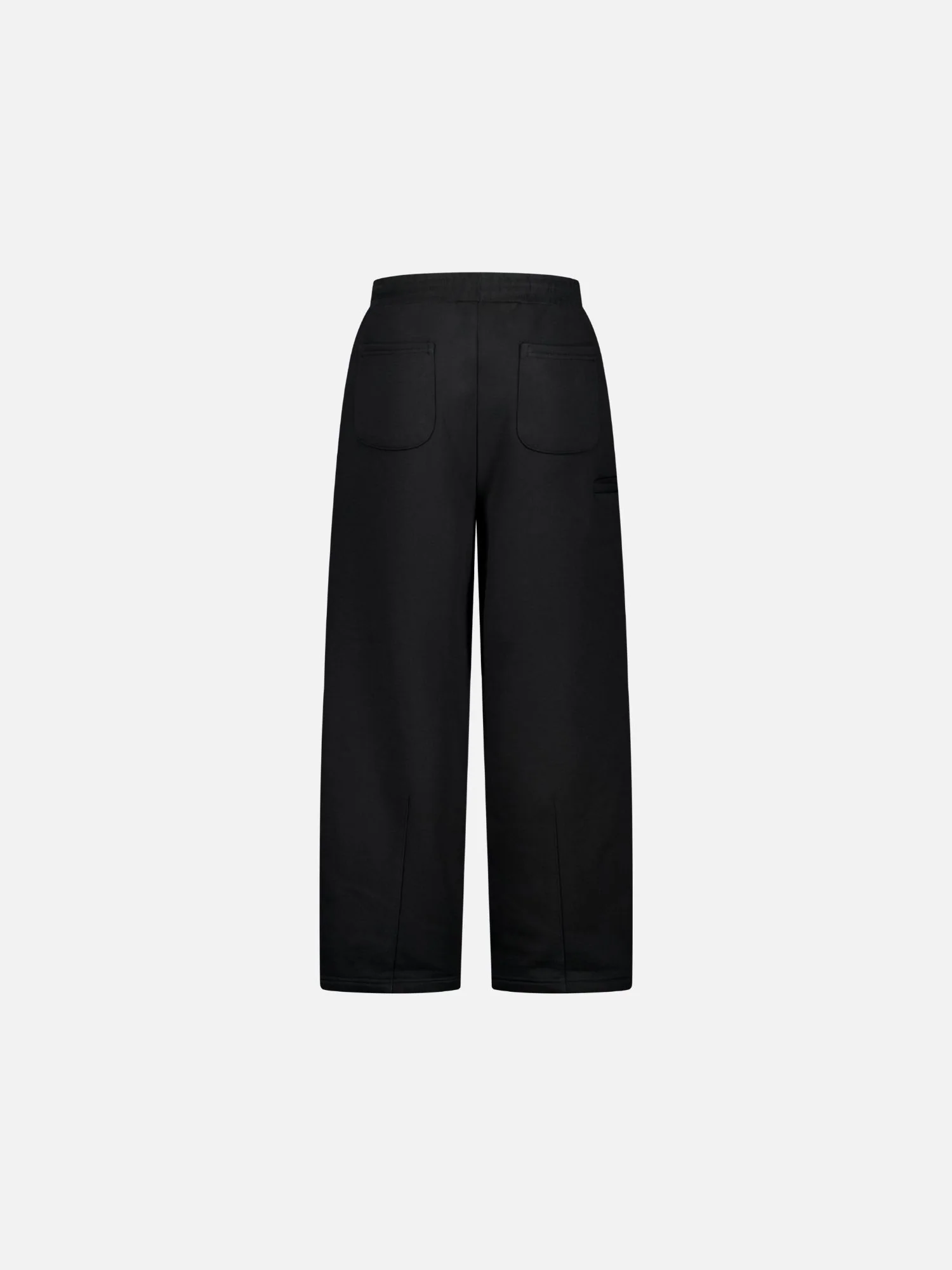 COZY STRAIGHT LEG SWEATS - BLACK - Image 3