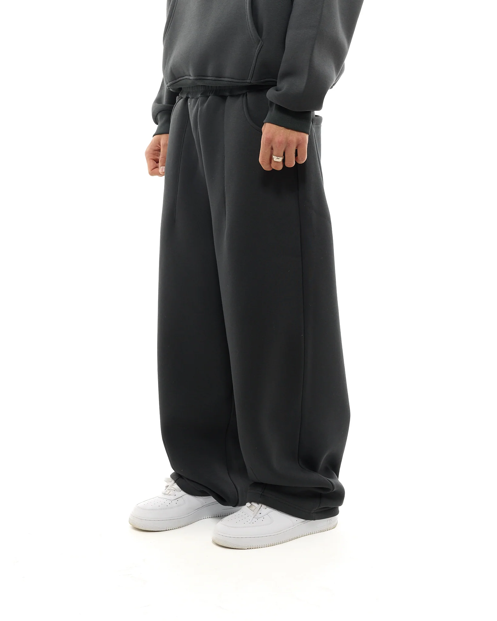 COZY STRAIGHT LEG SWEATS - GRANITE - Image 4