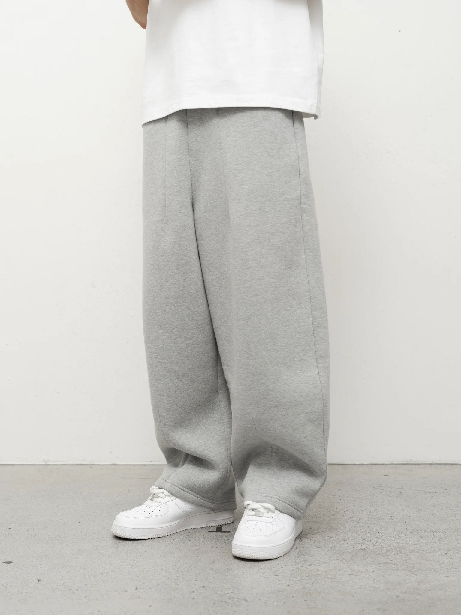 COZY STRAIGHT LEG SWEATS - GREY - Image 5