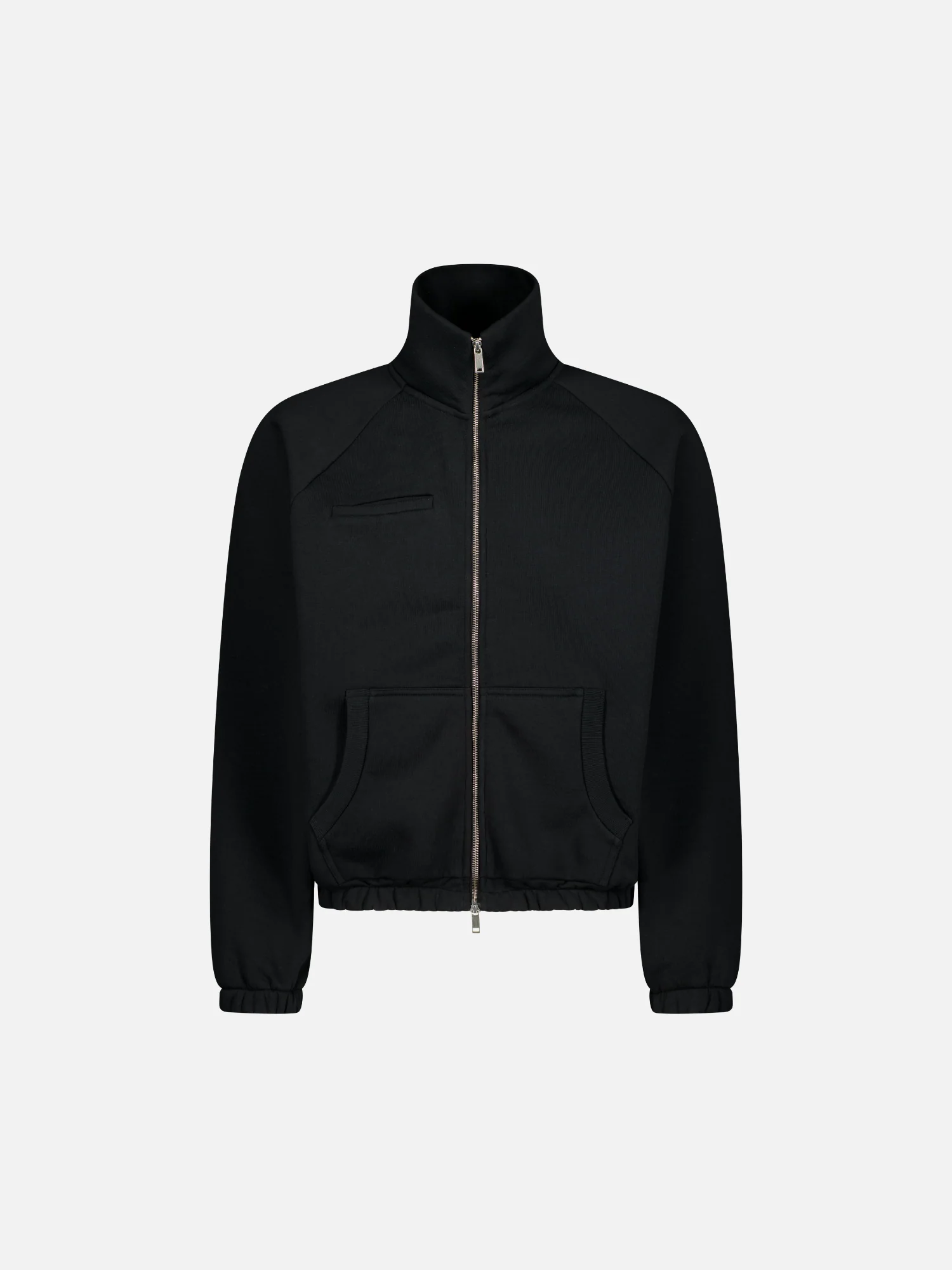 COZY TRACK JACKET - BLACK