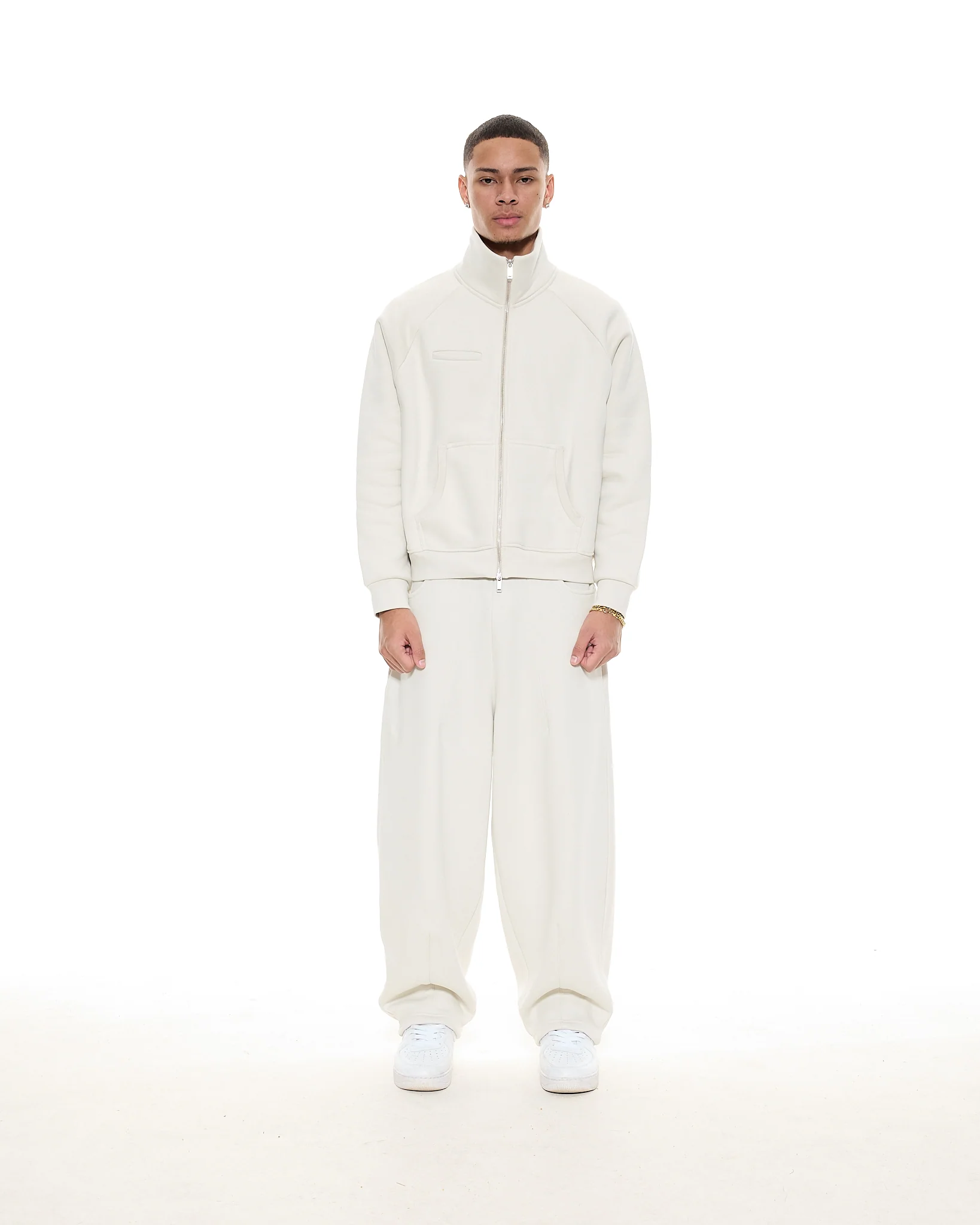 COZY TRACK JACKET - CHALK - Image 6