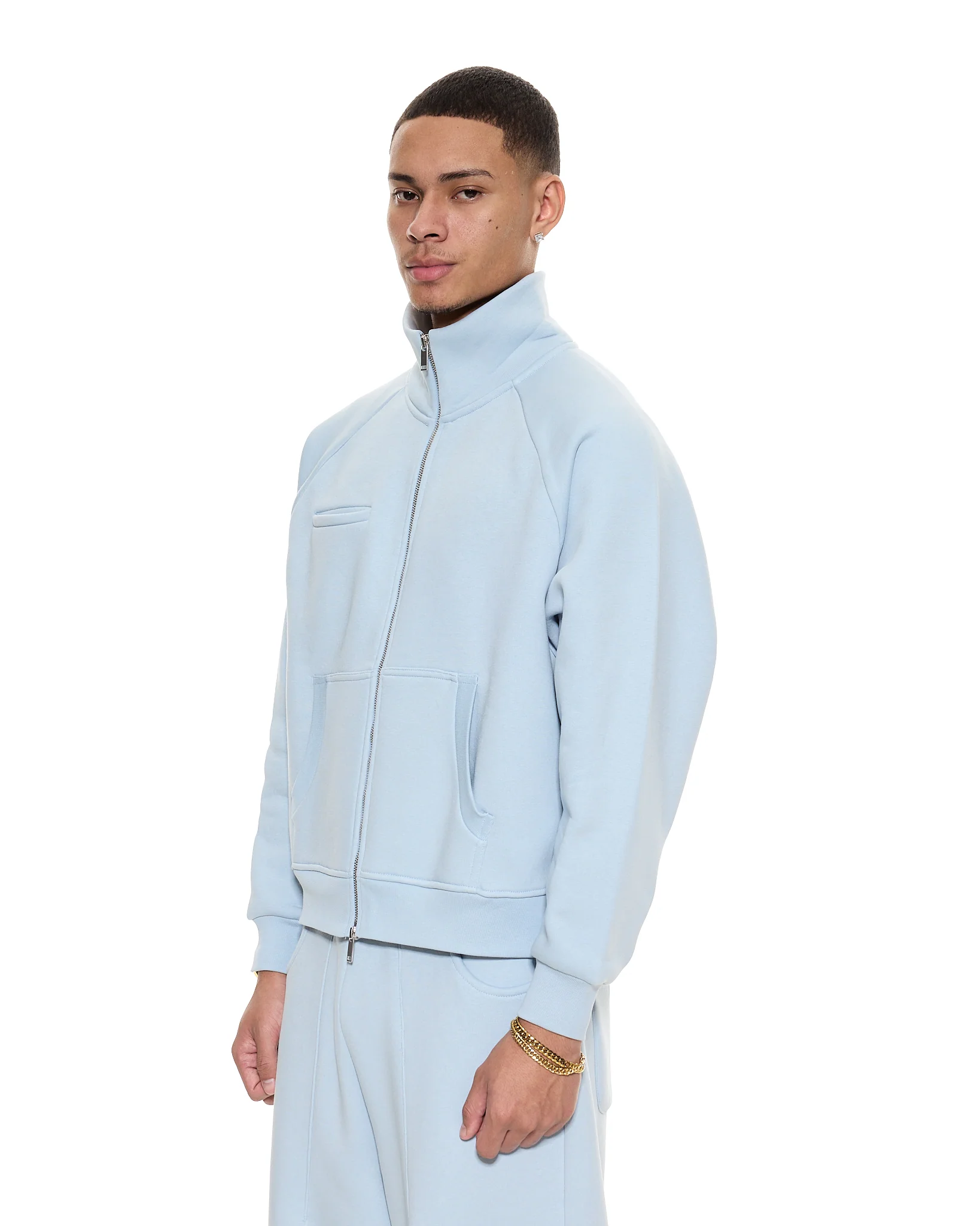 COZY TRACK JACKET - GLACIER - Image 3