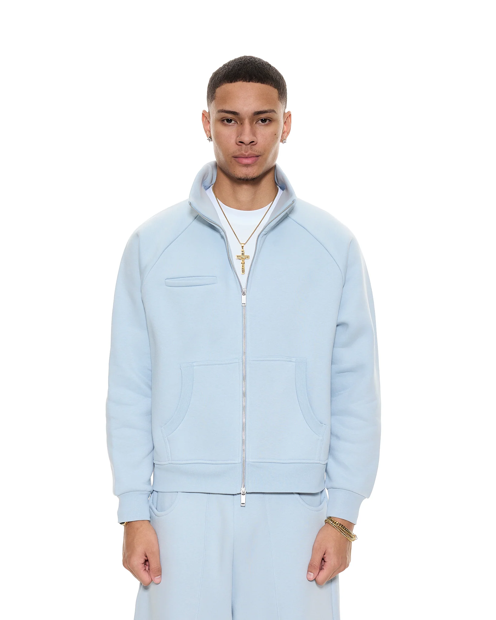 COZY TRACK JACKET - GLACIER - Image 5