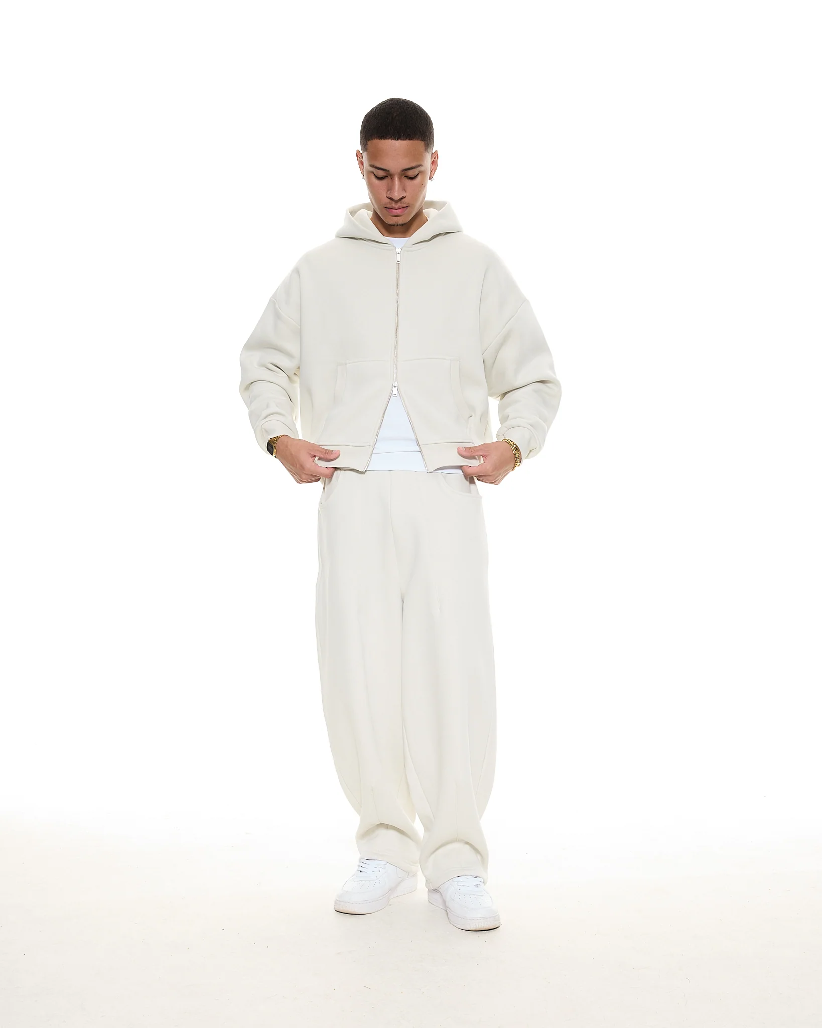 COZY ZIP UP - CHALK - Image 7