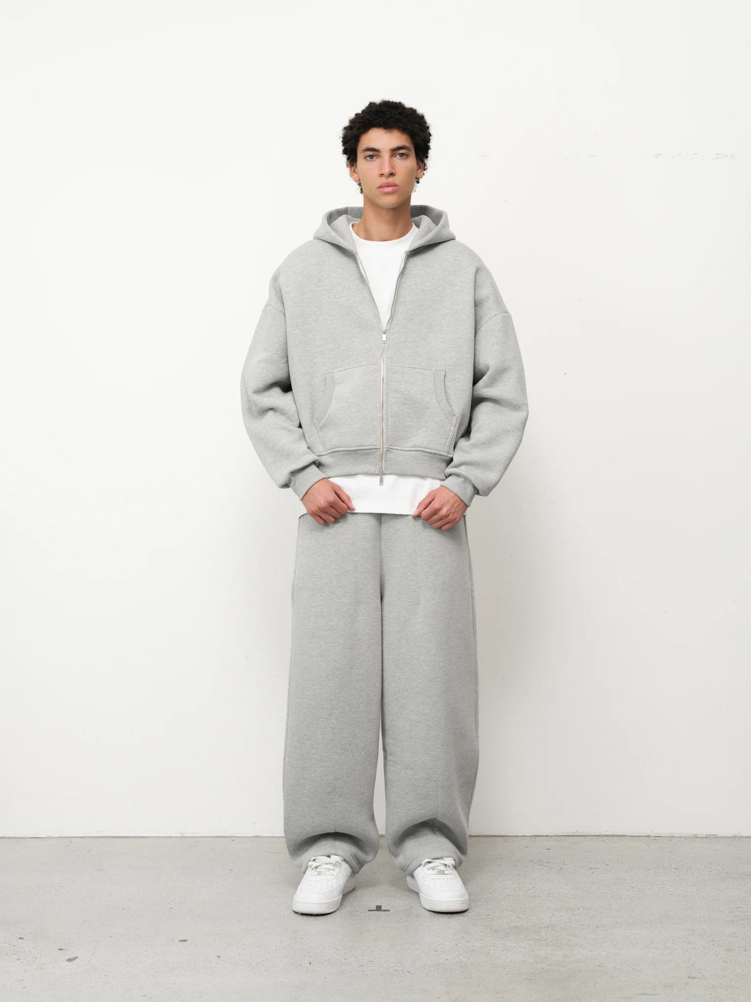 COZY ZIP UP - GREY - Image 2