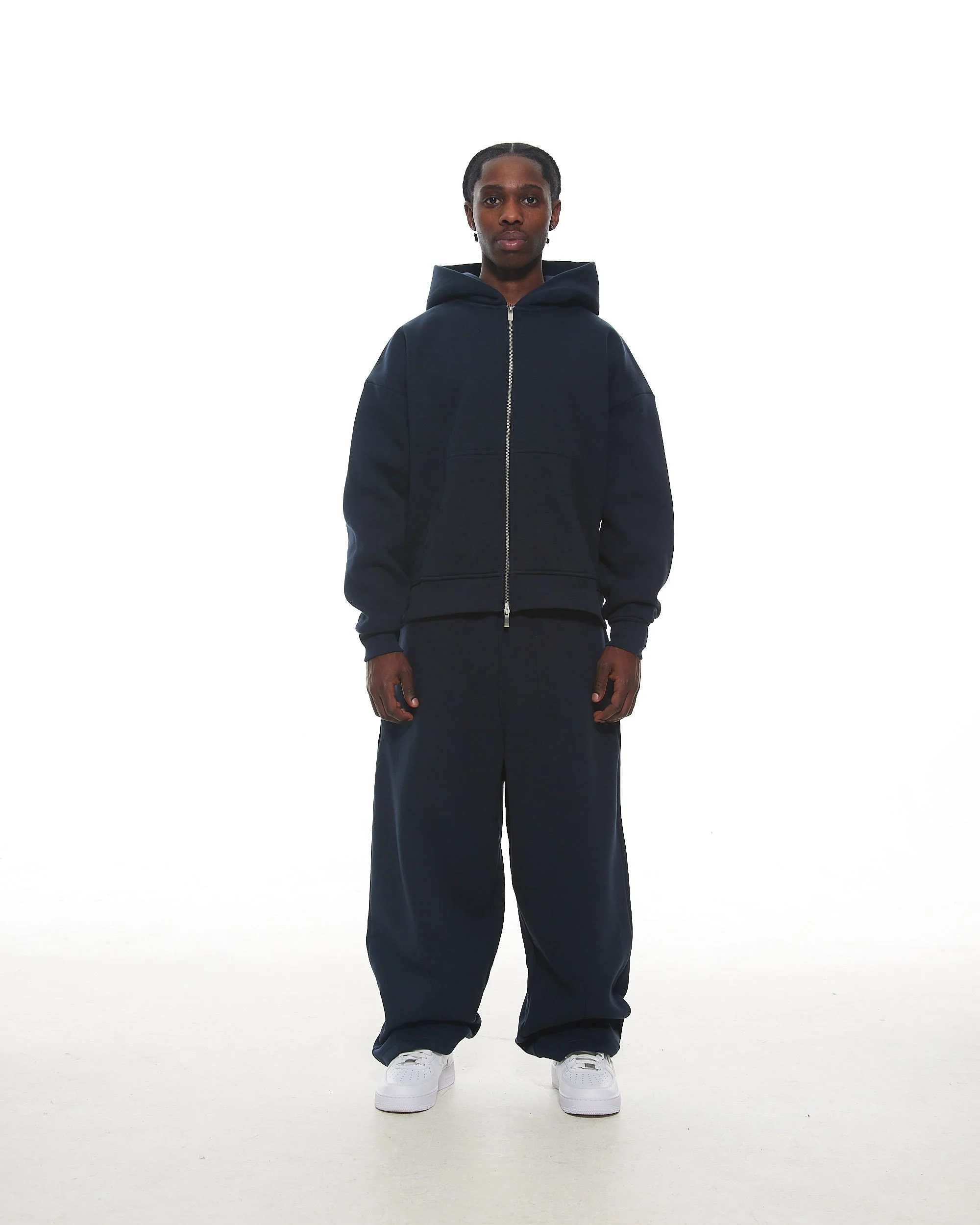 COZY ZIP UP - NAVY - Image 4