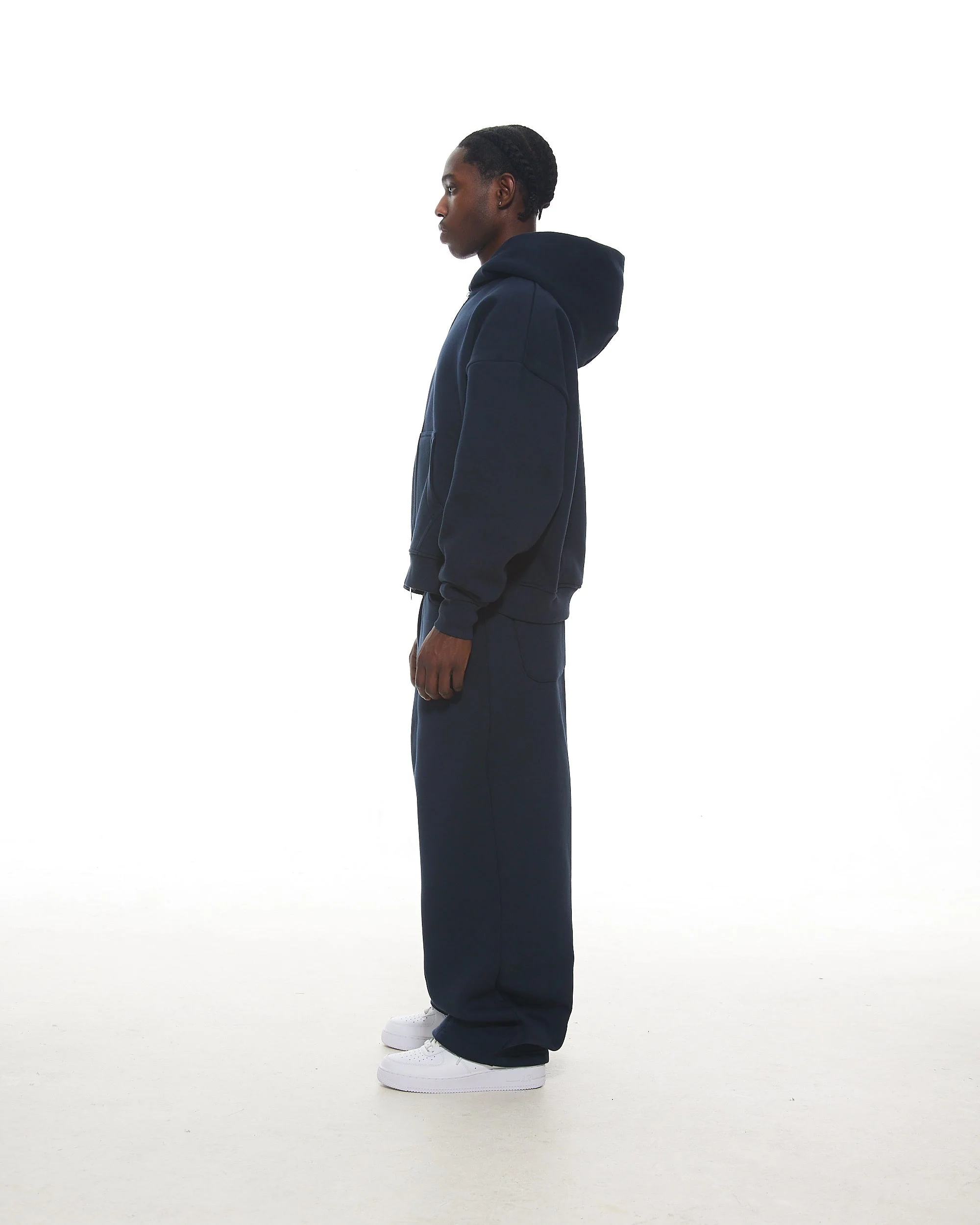 COZY ZIP UP - NAVY - Image 6