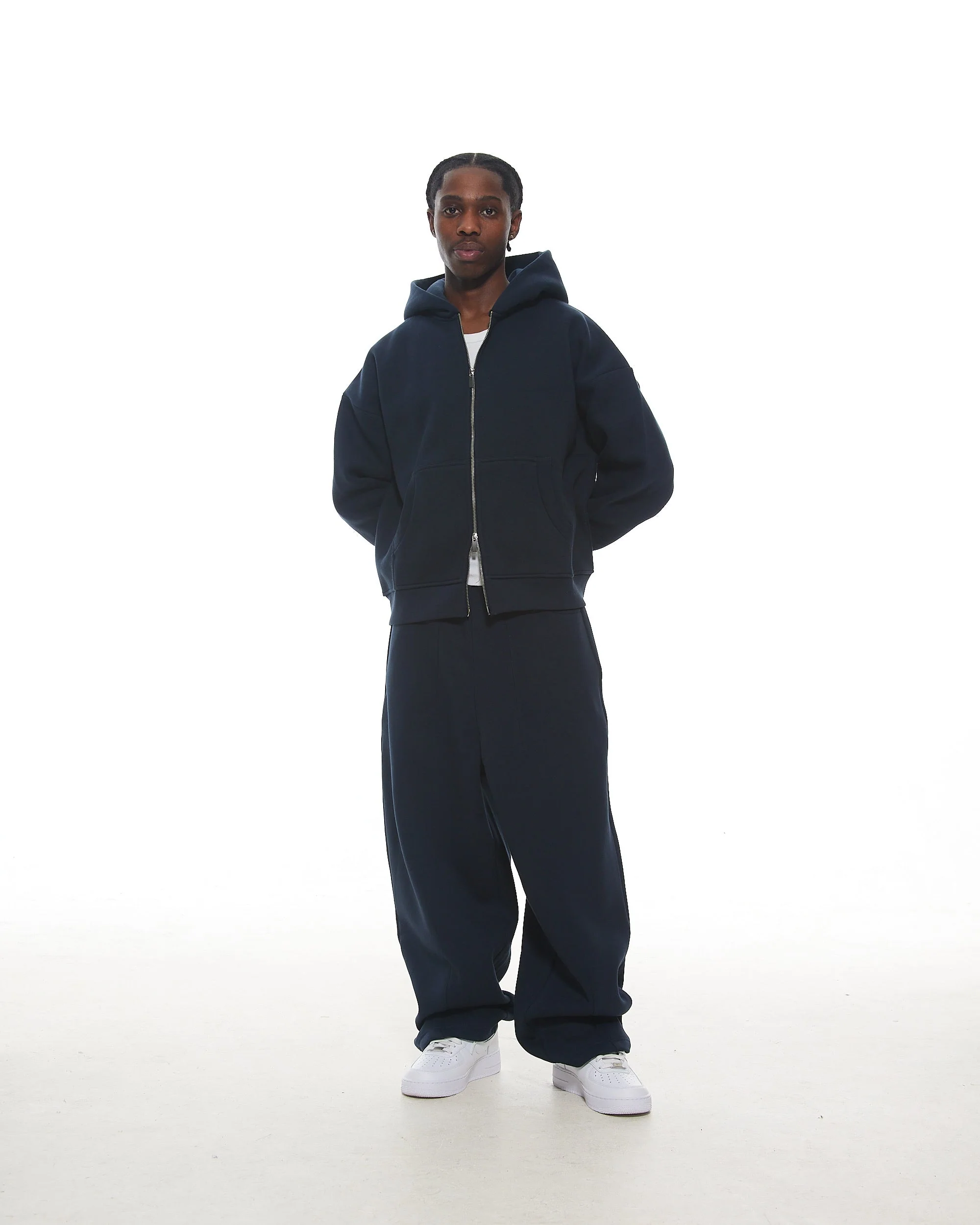 COZY ZIP UP - NAVY - Image 7