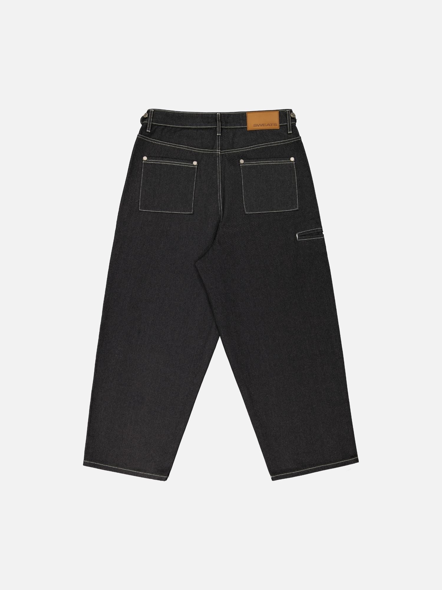 DENIM BAGGY JEANS - BLACK - Image 10