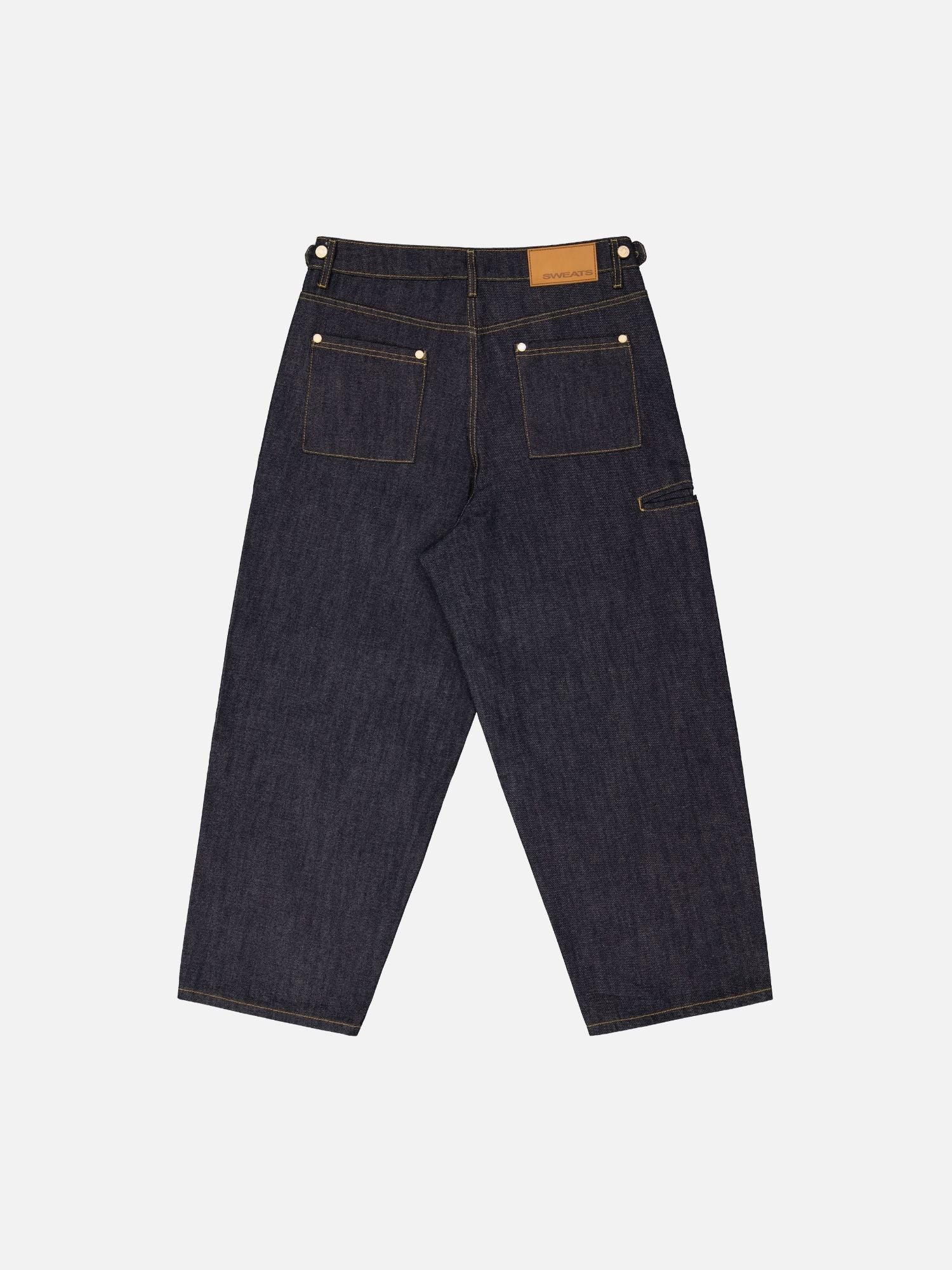 DENIM BAGGY JEANS - INDIGO - Image 11