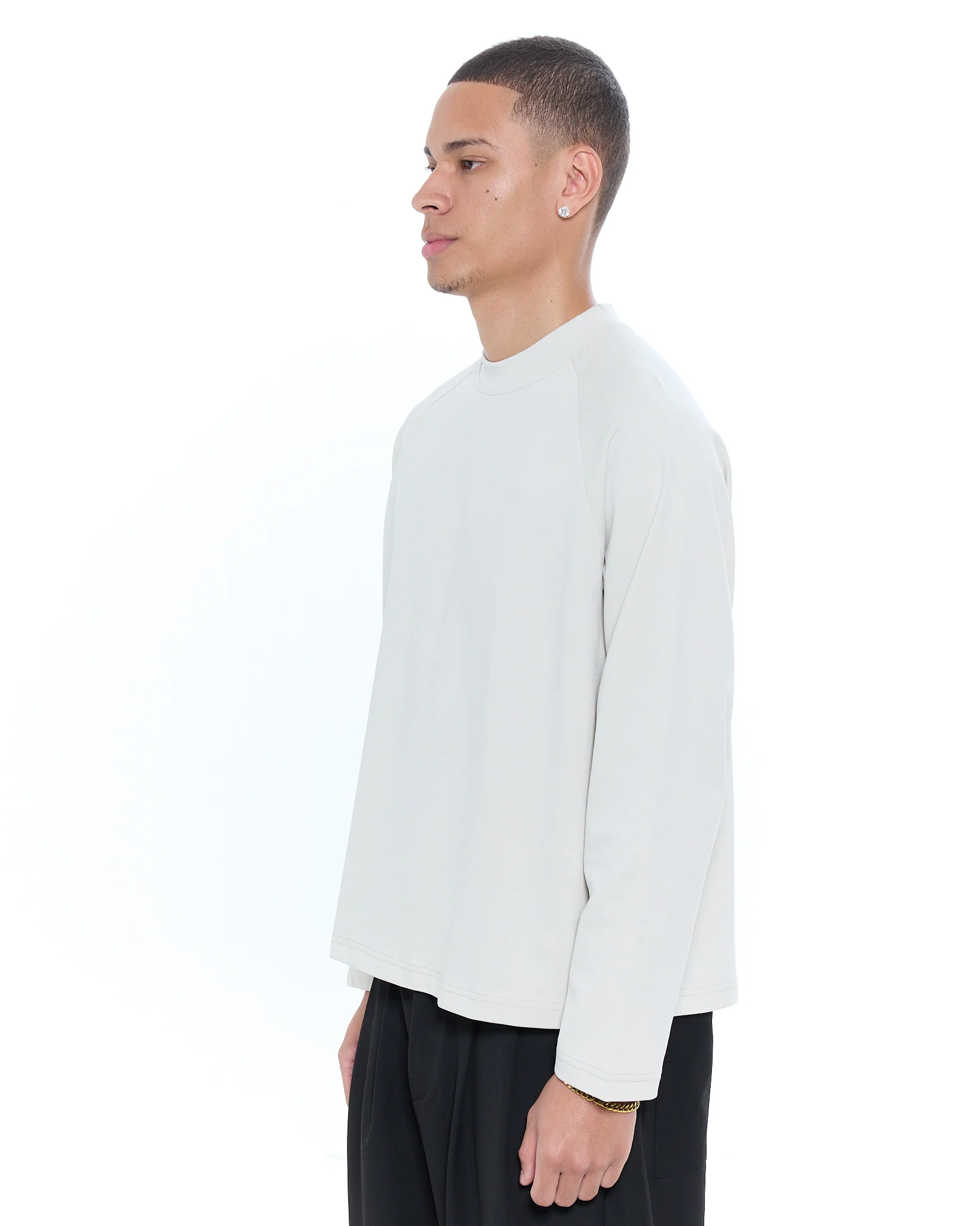 Long Sleeve T-Shirt - Chalk - Image 3