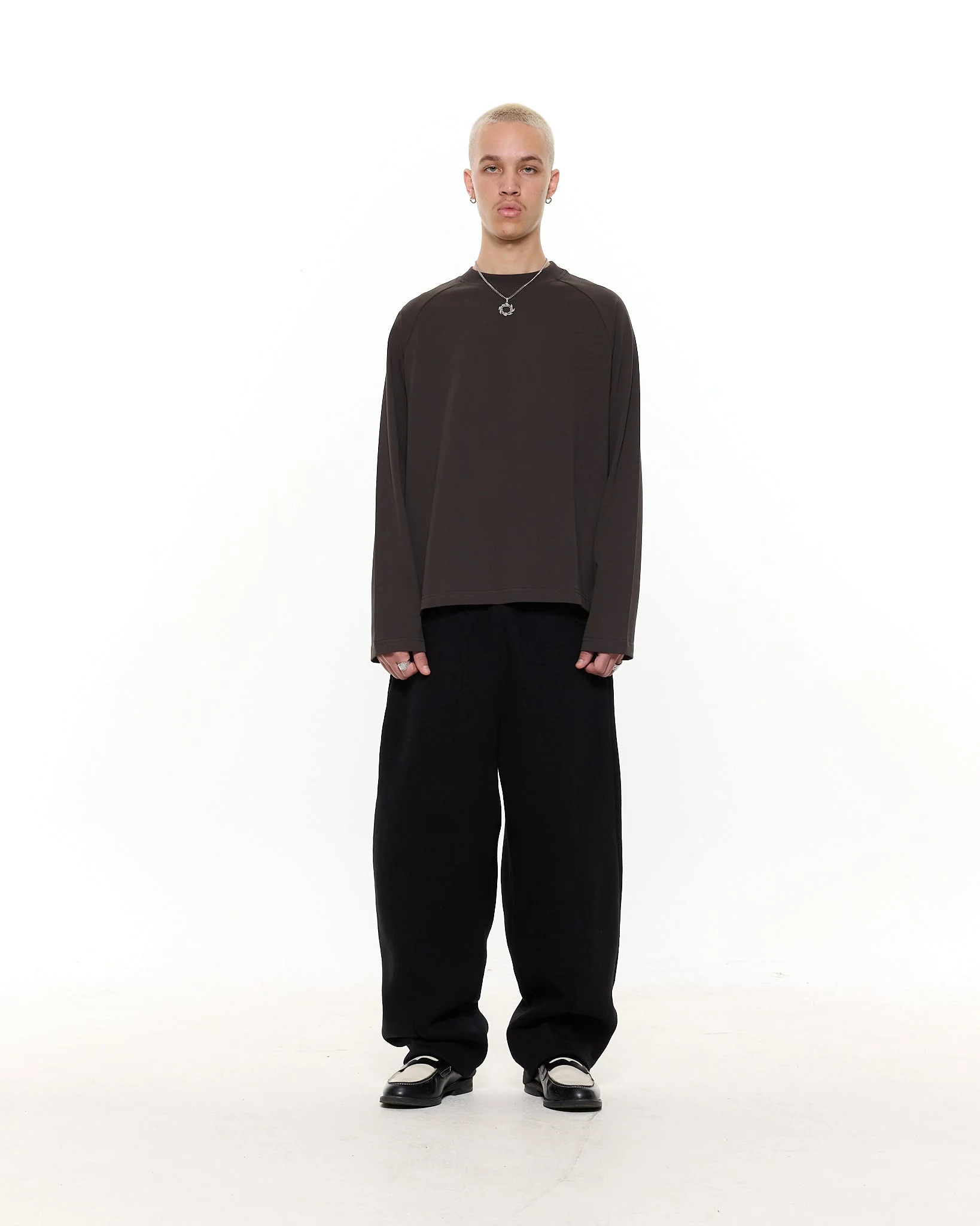 Long Sleeve T-Shirt - Coffee - Image 4