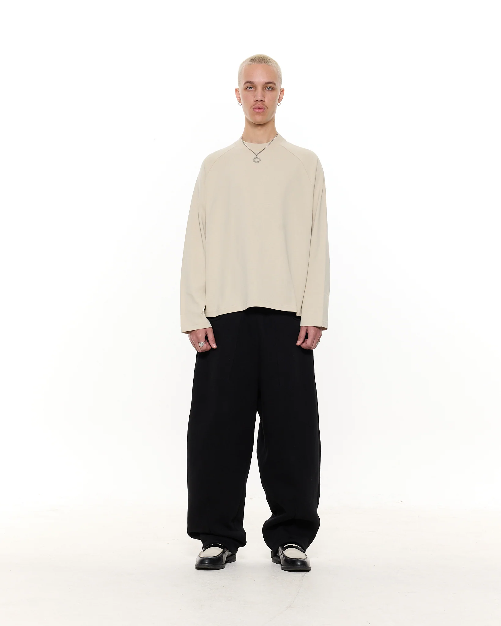 Long Sleeve T-Shirt - Oat - Image 4