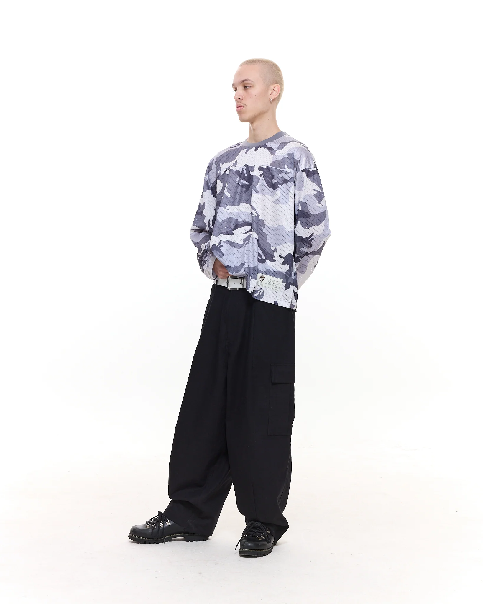 MESH LS T-SHIRT - SNOW CAMO - Image 6