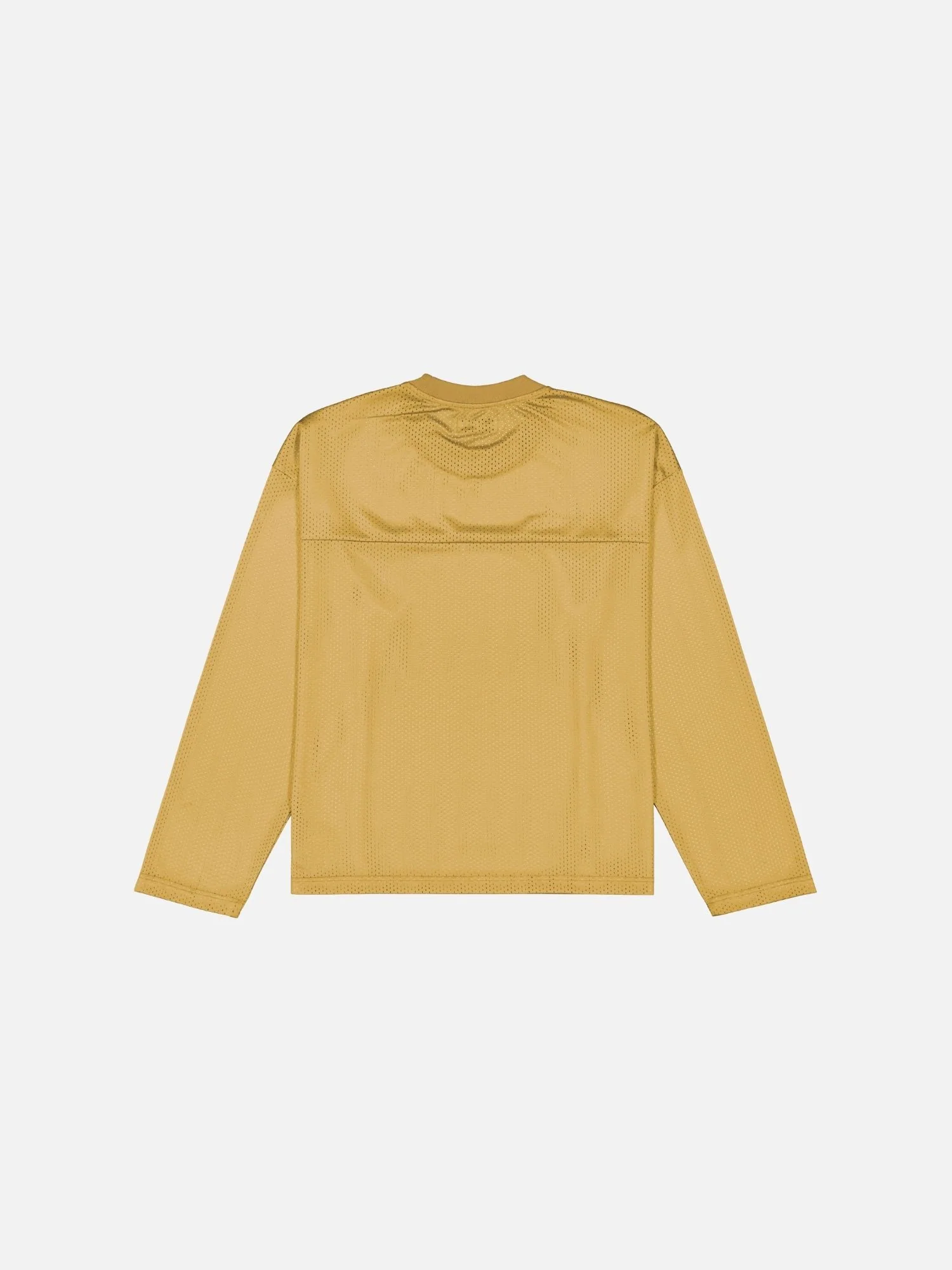 MESH LS T-SHIRT - MUSTARD - Image 7