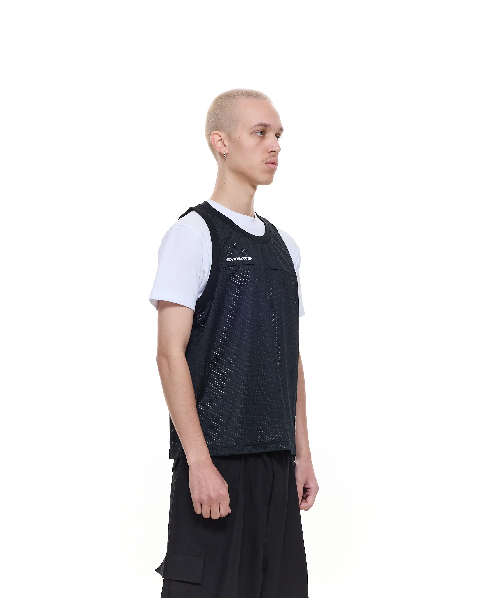 MESH SINGLET - BLACK - Image 3