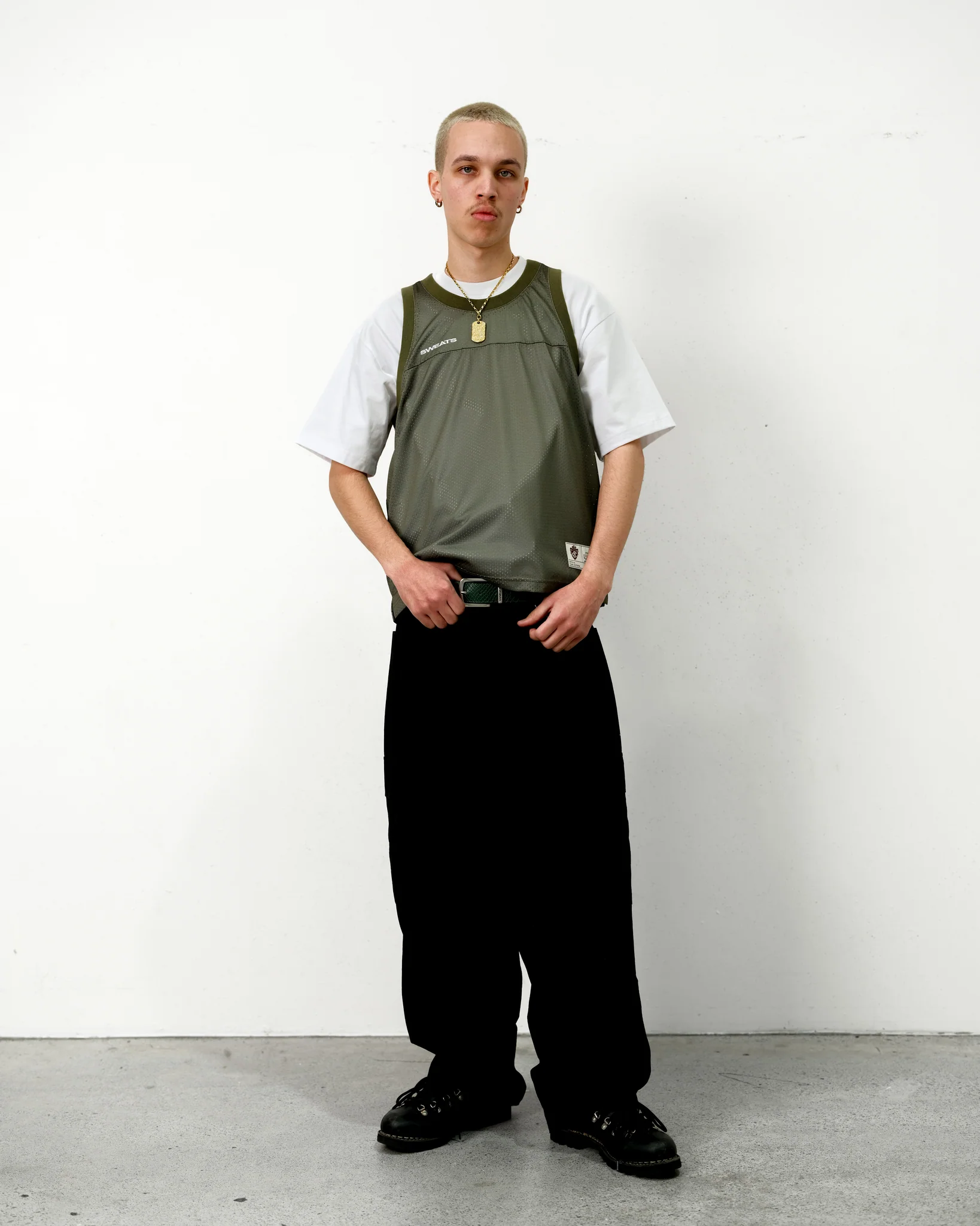MESH SINGLET - SAGE - Image 2