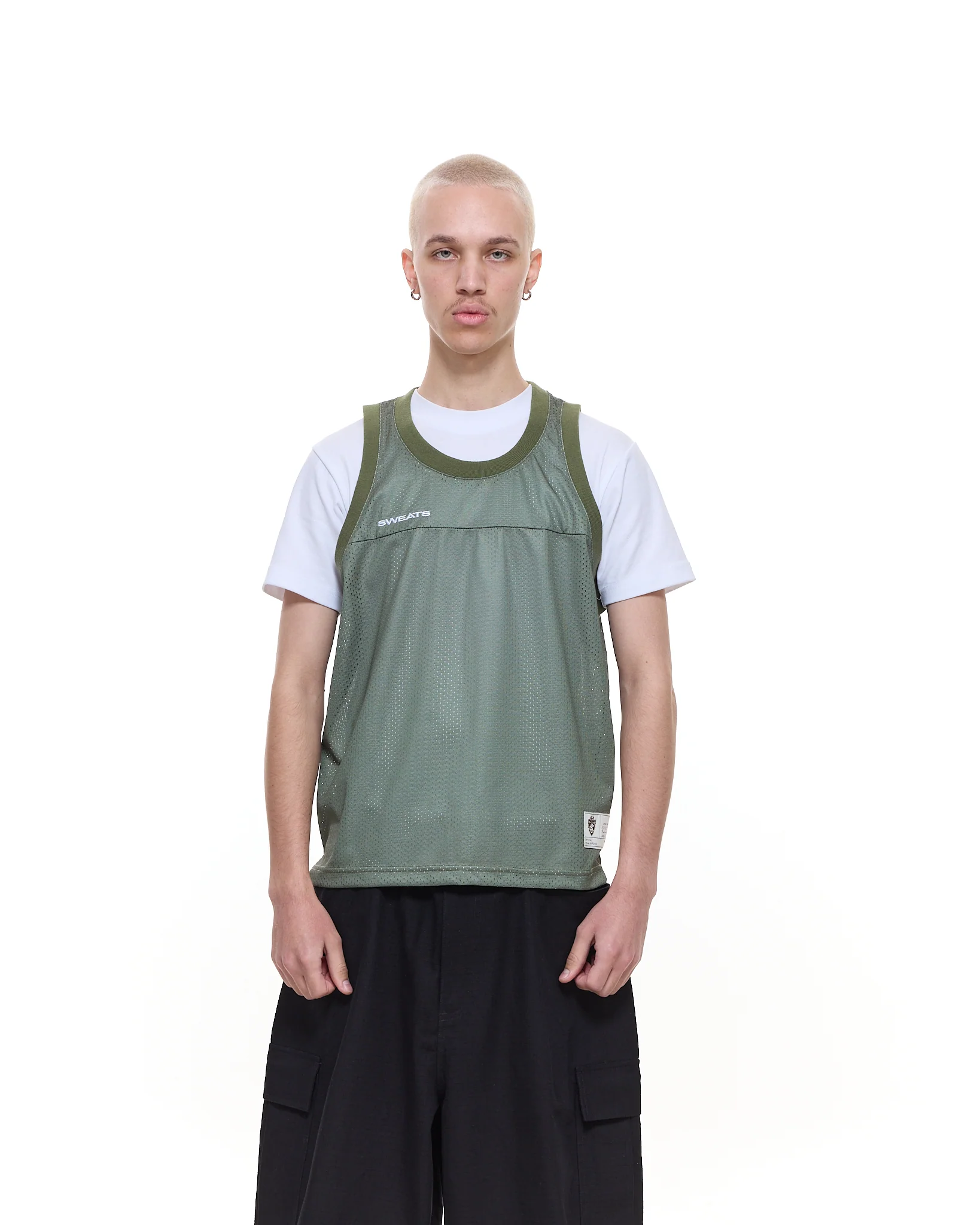 MESH SINGLET - SAGE - Image 3