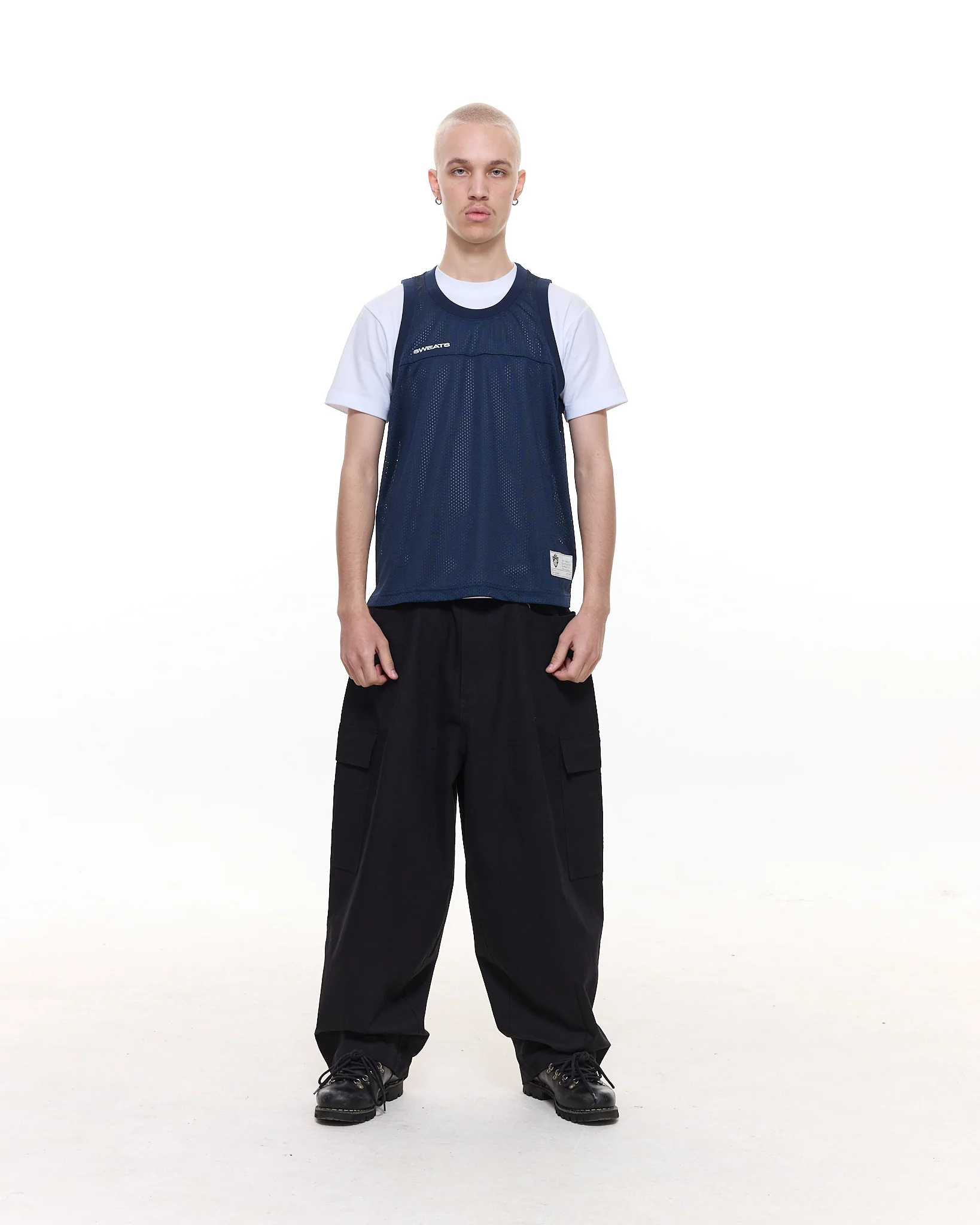 MESH SINGLET - NAVY - Image 5