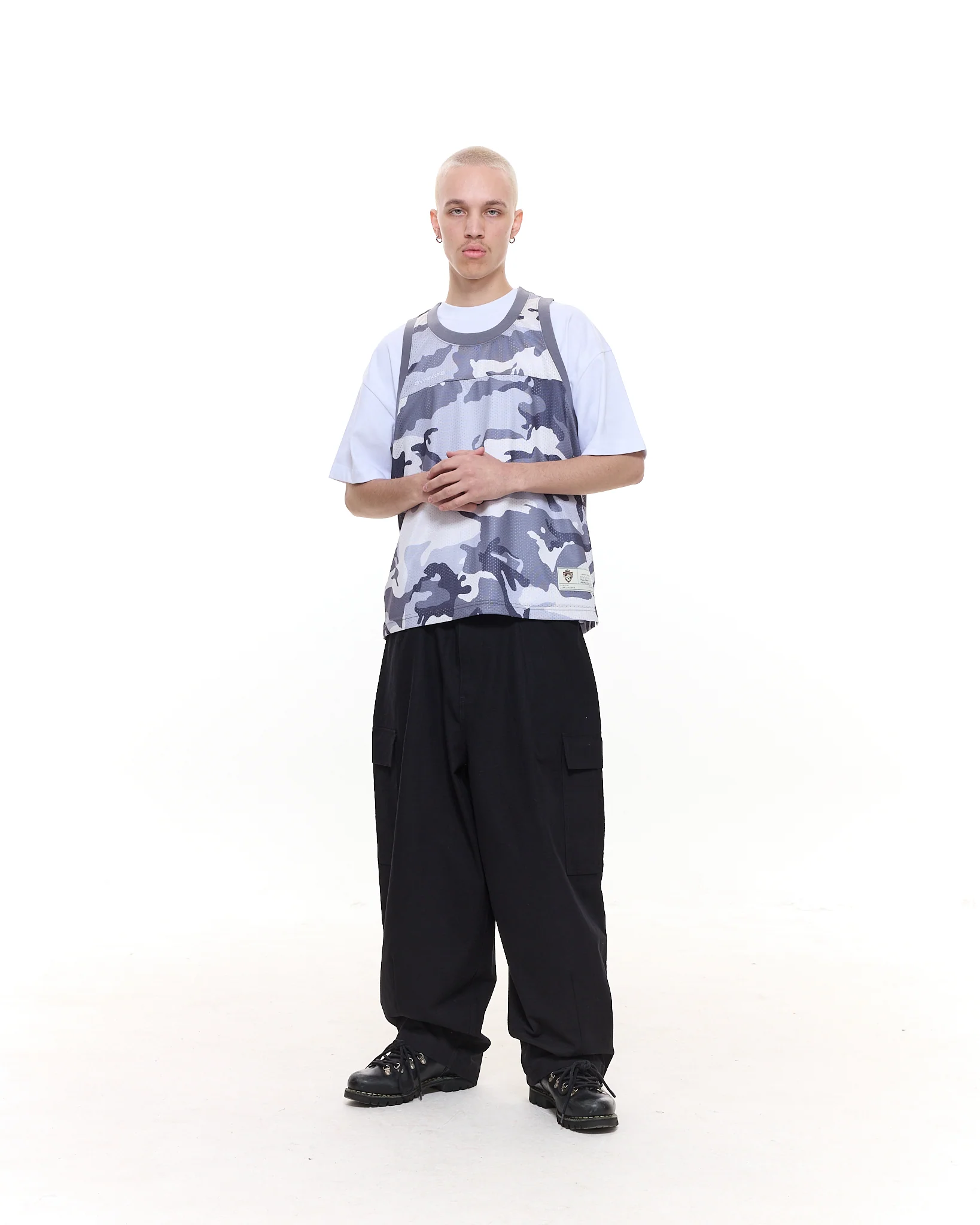 MESH SINGLET - SNOW CAMO - Image 5