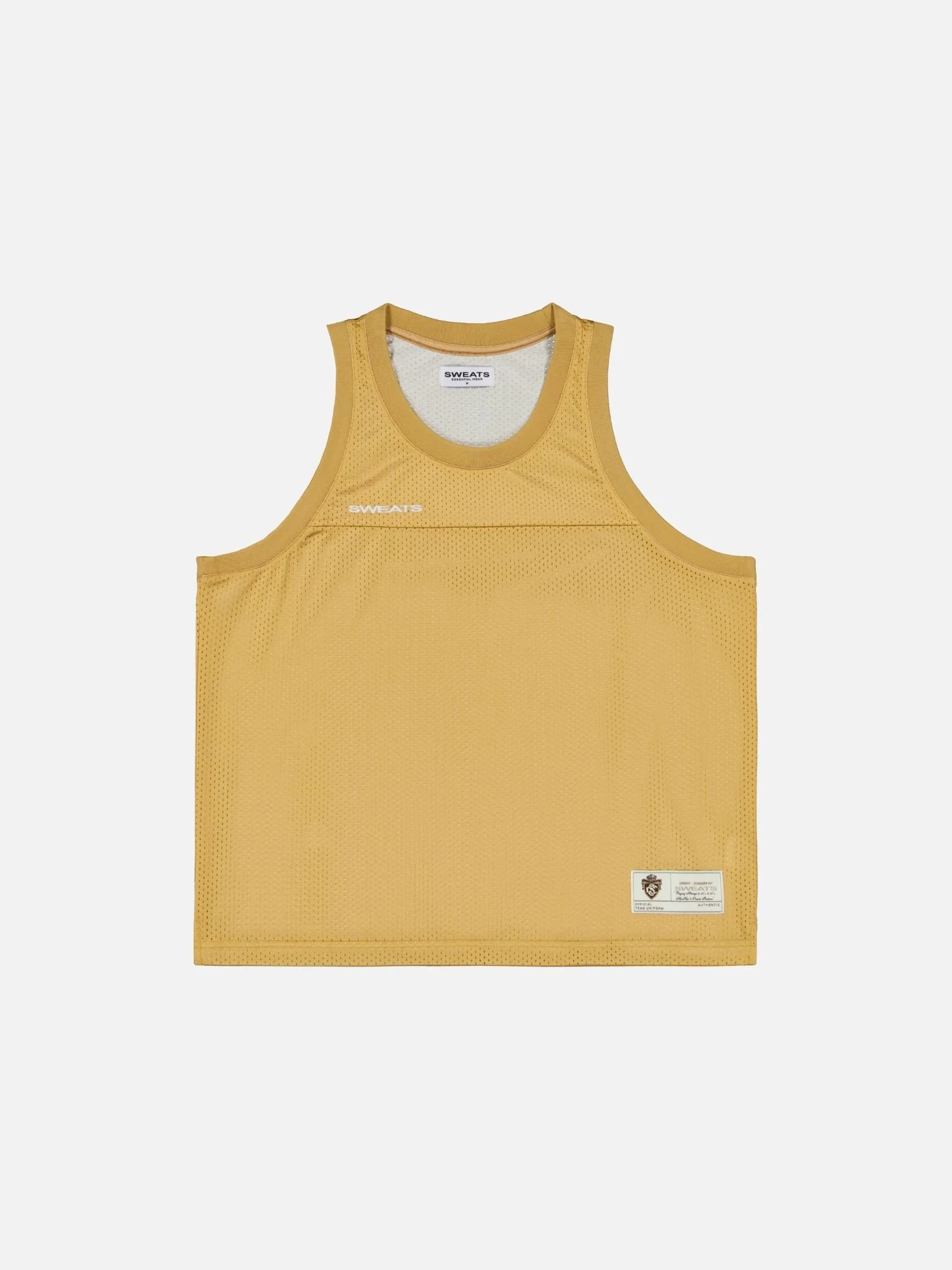 MESH SINGLET - MUSTARD