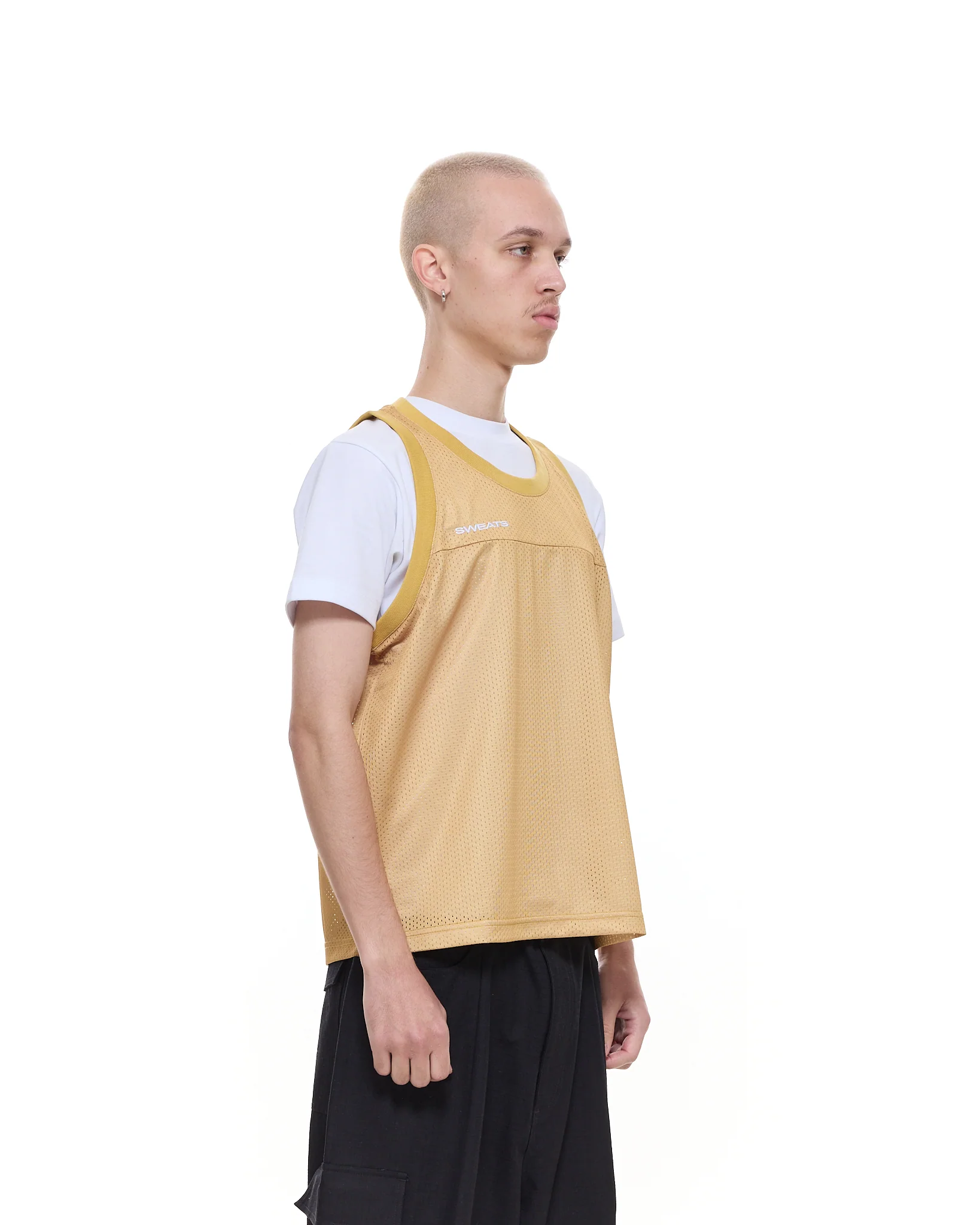 MESH SINGLET - MUSTARD - Image 4