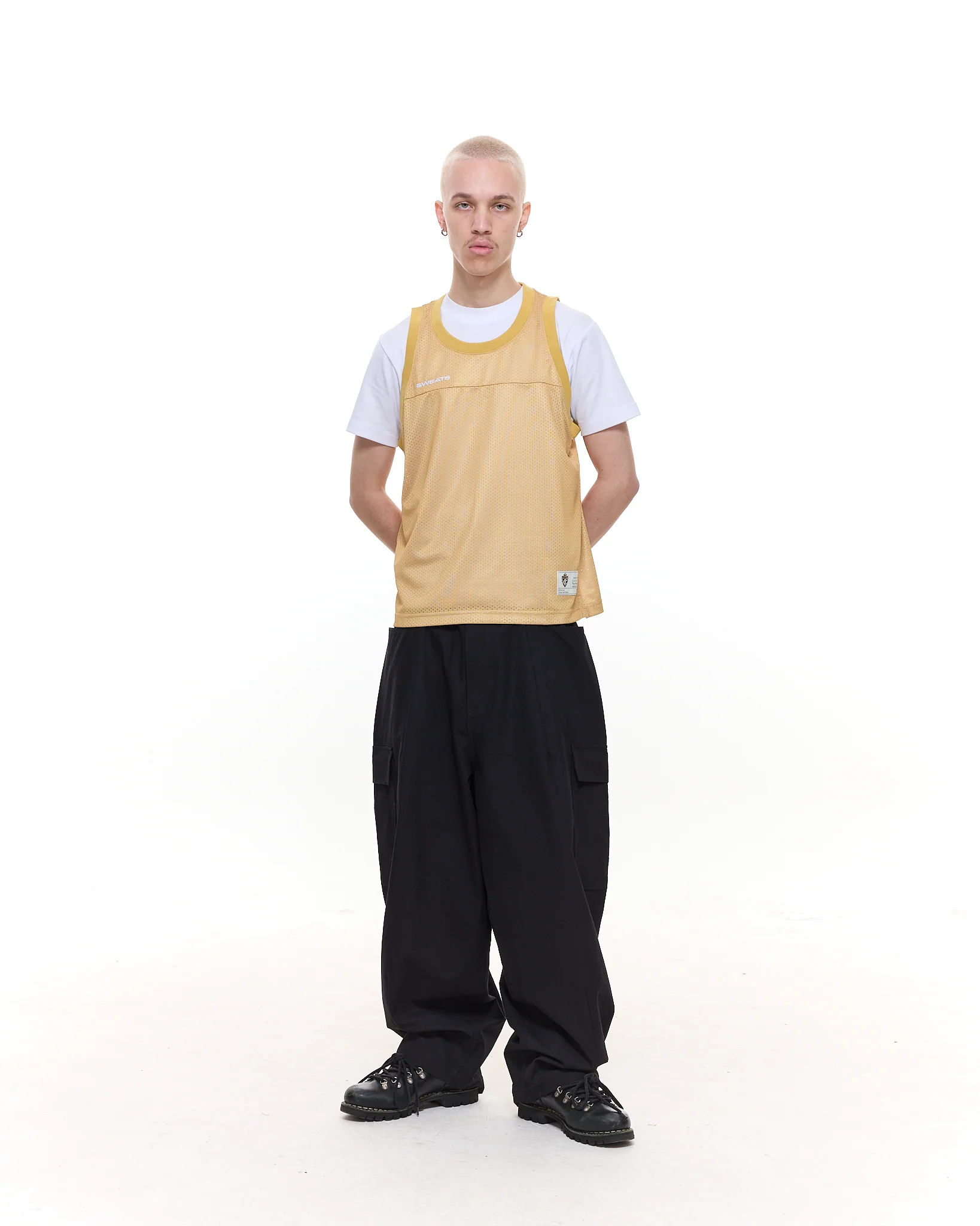 MESH SINGLET - MUSTARD - Image 6
