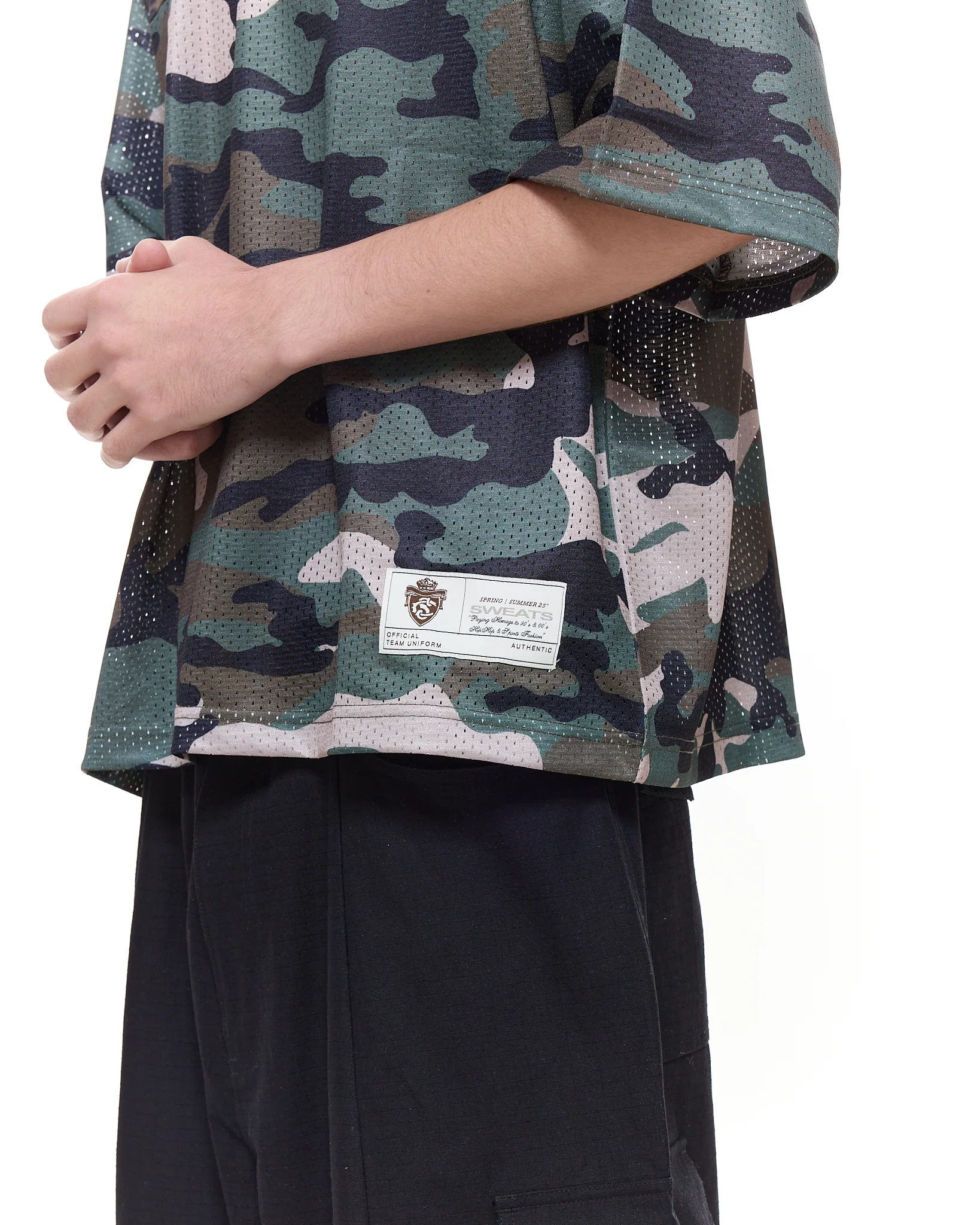 MESH SS T-SHIRT - CAMO - Image 5