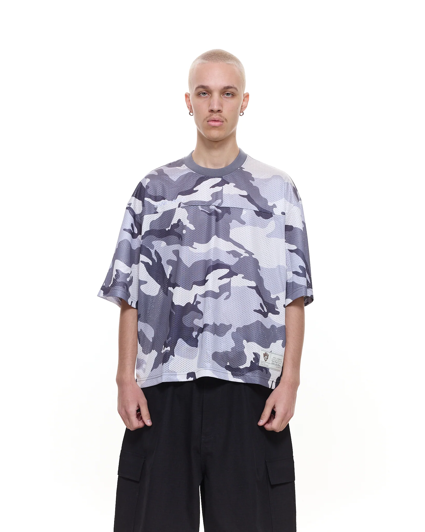MESH SS T-SHIRT - SNOW CAMO - Image 2