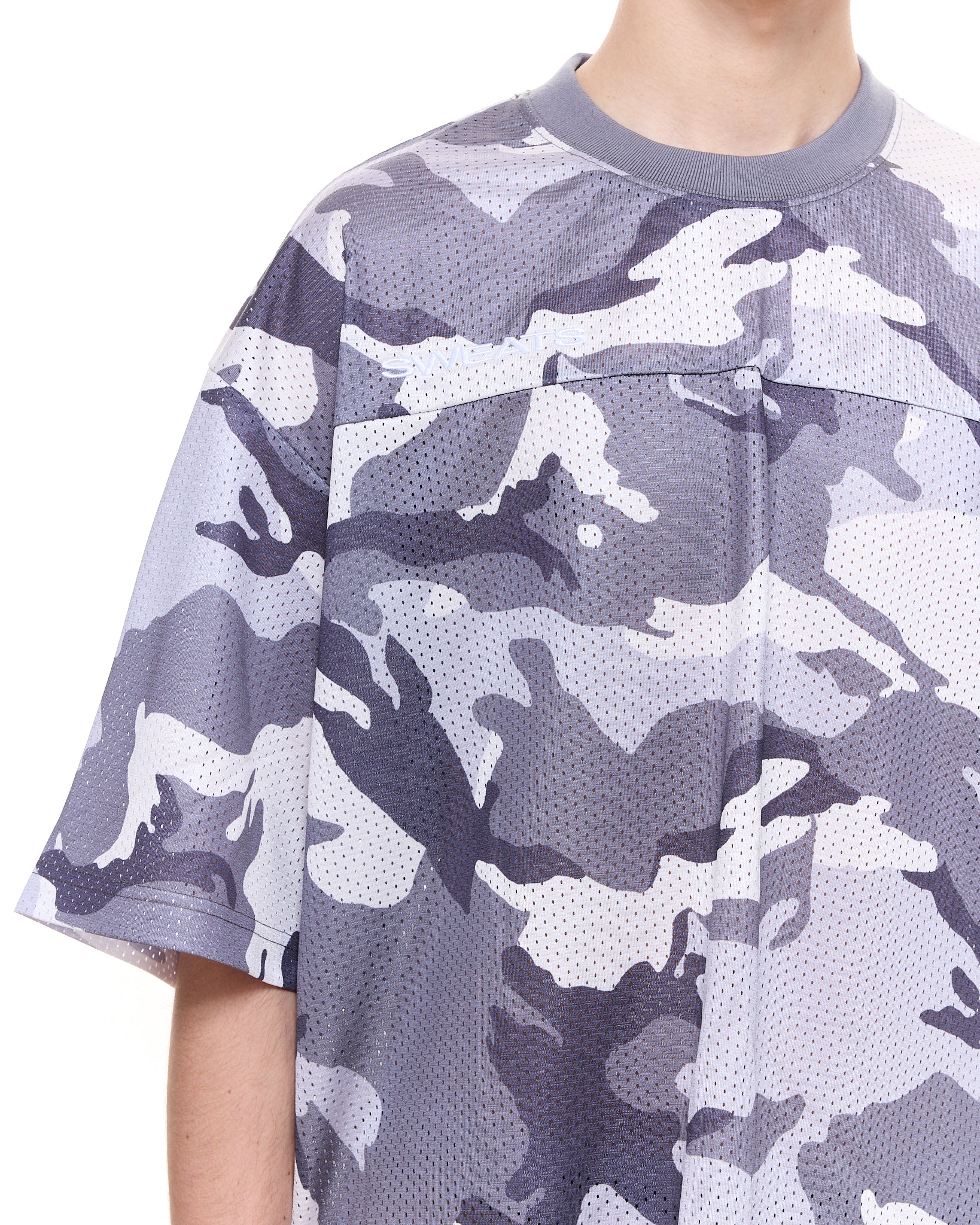 MESH SS T-SHIRT - SNOW CAMO - Image 3