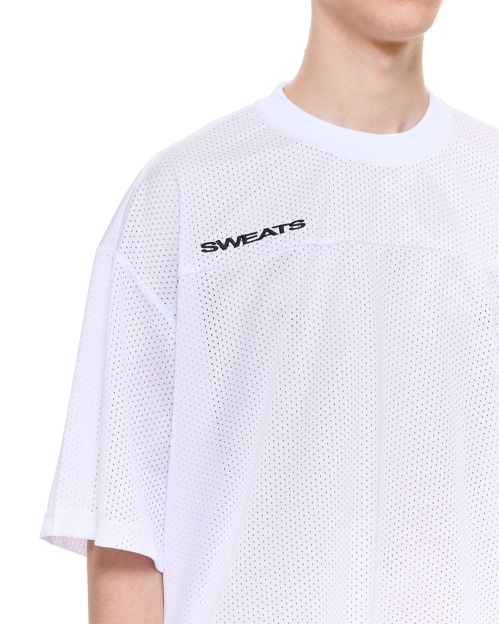 MESH SS T-SHIRT - WHITE - Image 4