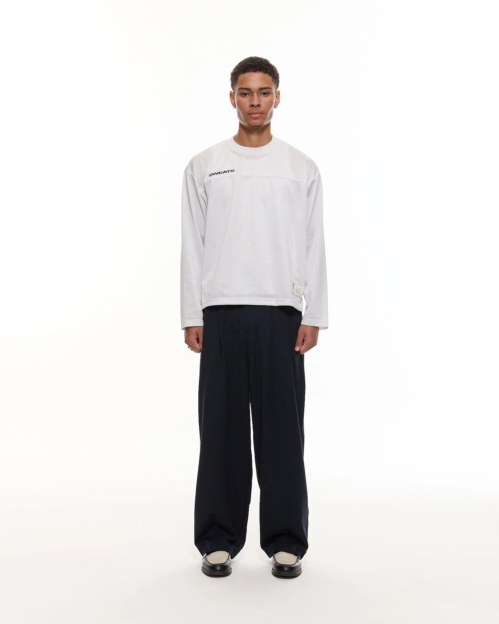 PLEATED PANT - NAVY - Image 3