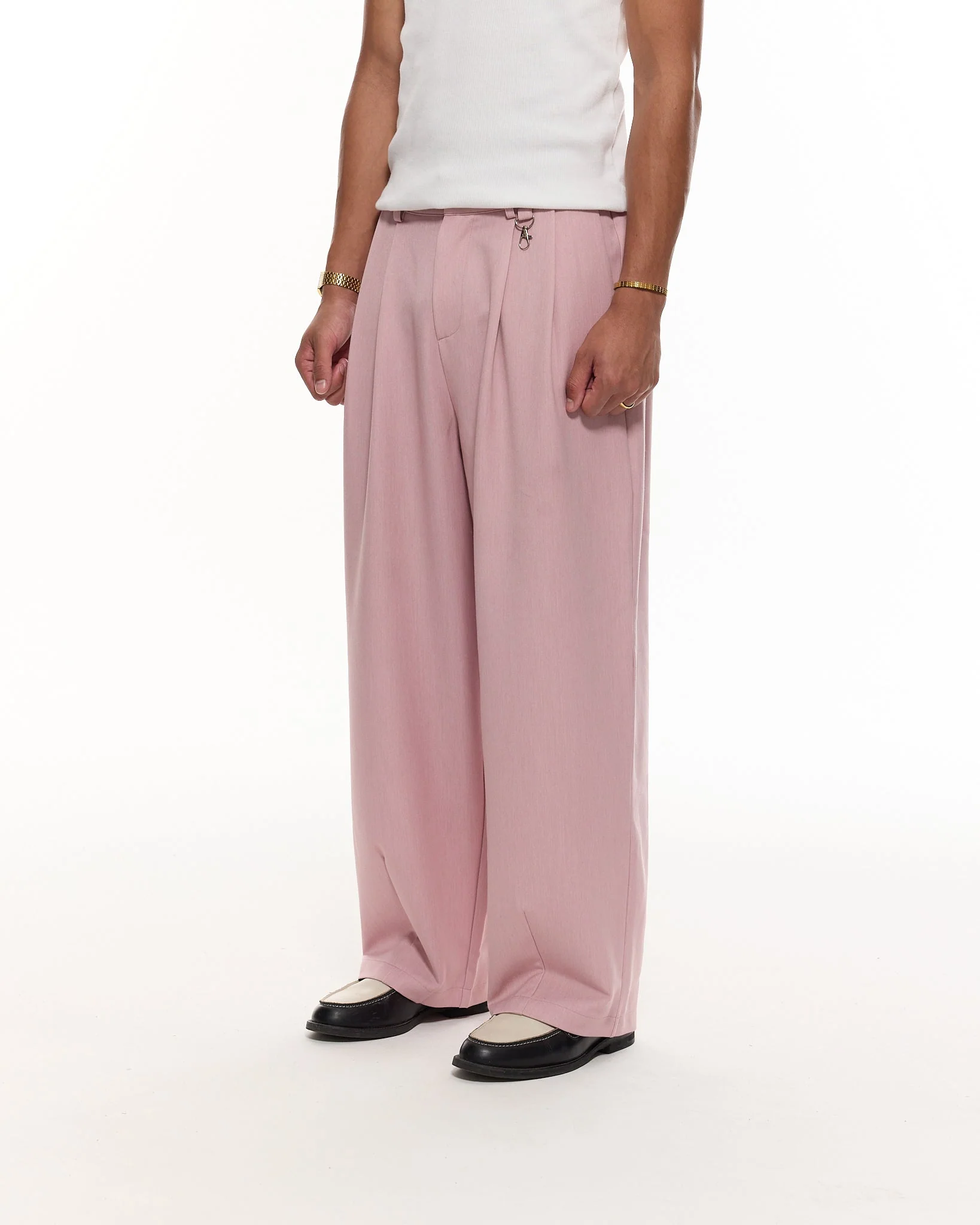 PLEATED PANT - PINK - Image 4