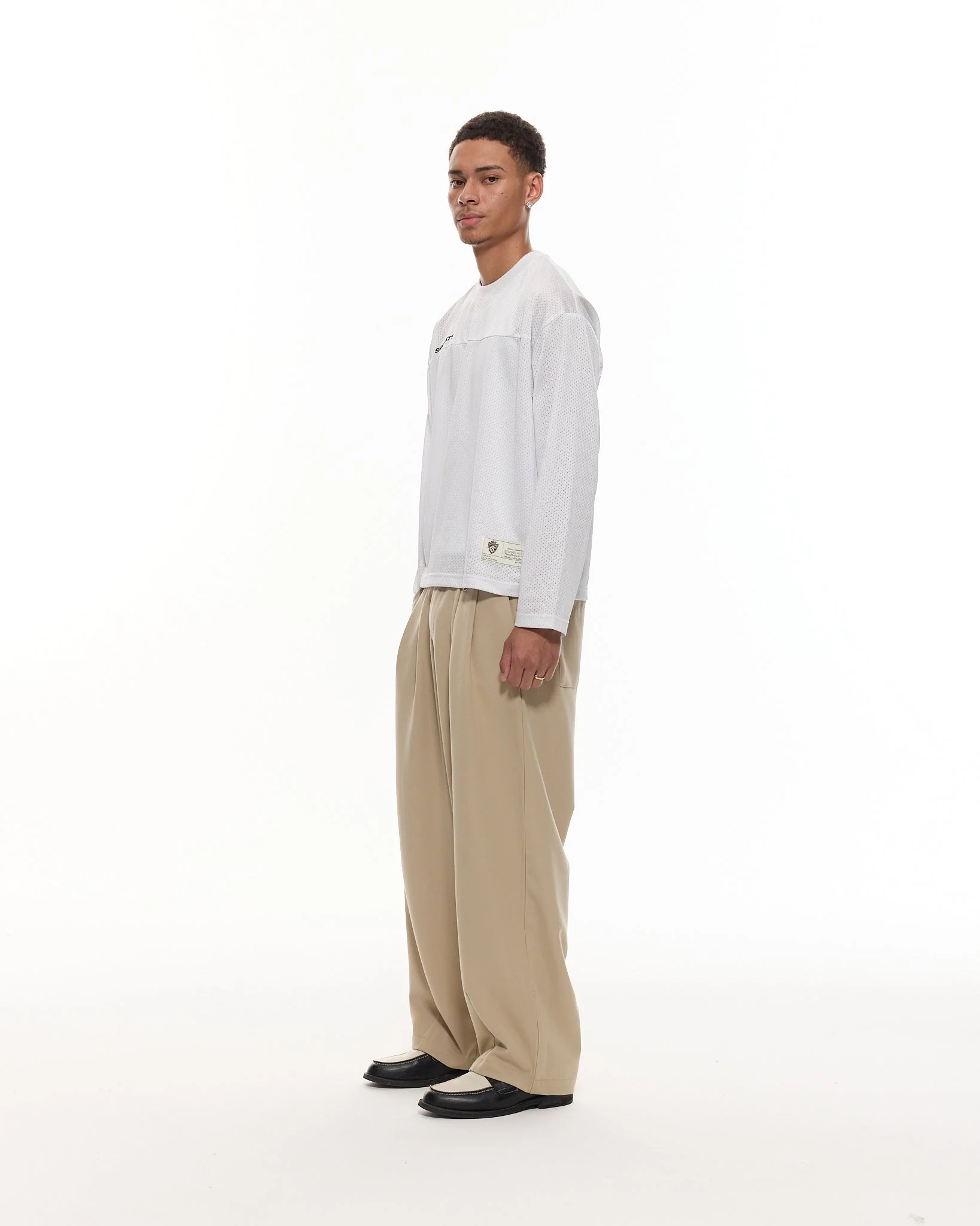 PLEATED PANT - SAND - Image 5