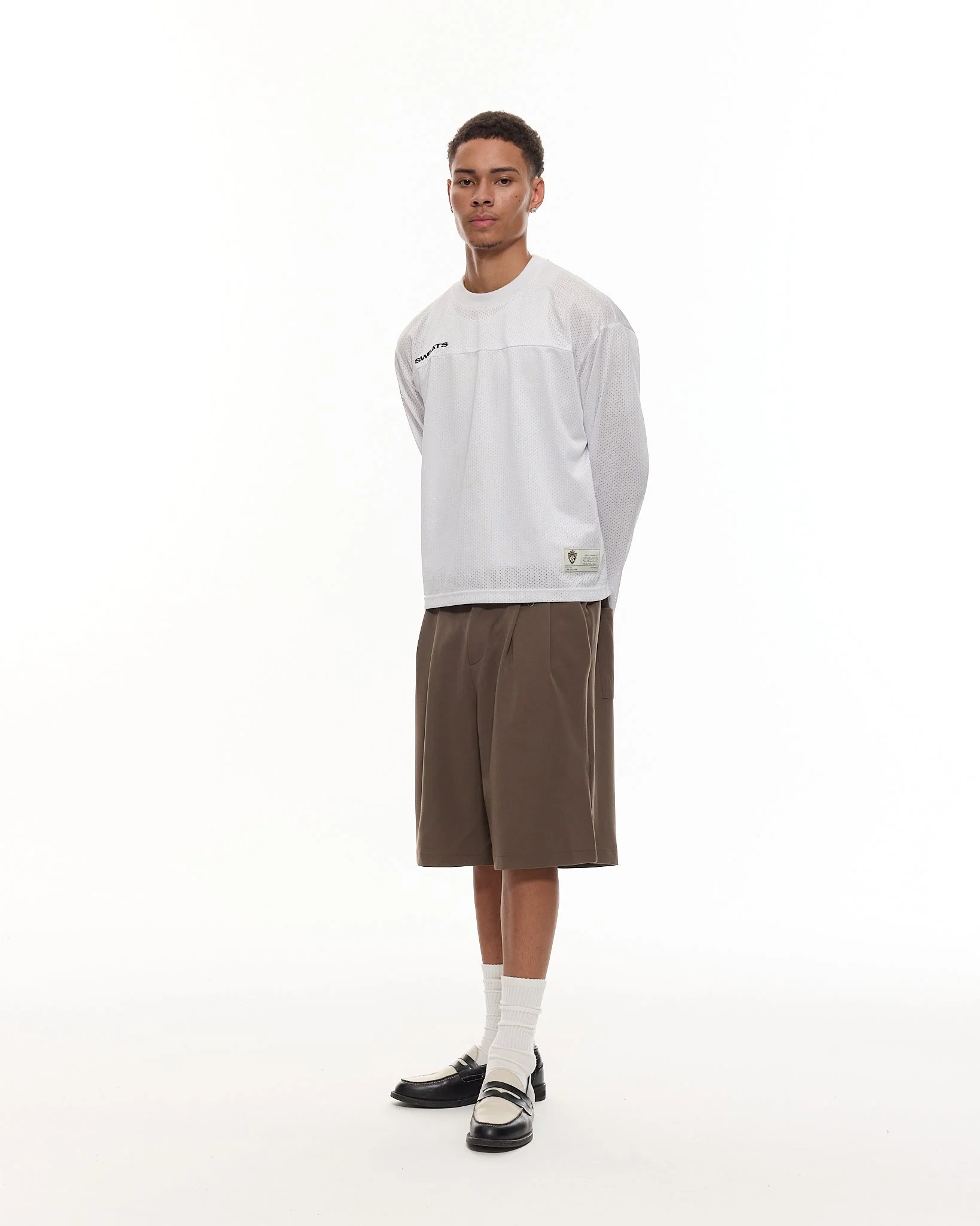 PLEATED SHORT - BROWN - Image 5