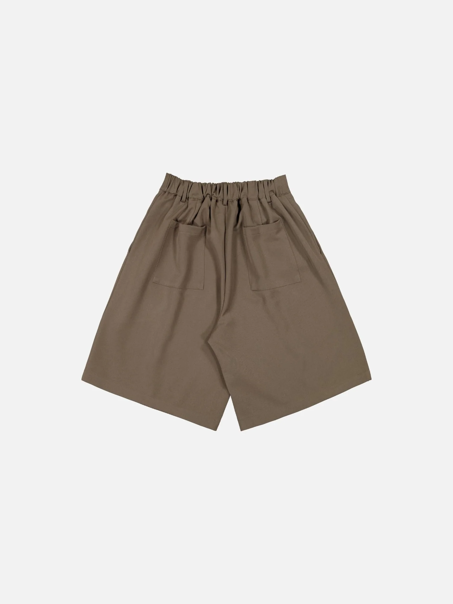 PLEATED SHORT - BROWN - Image 7