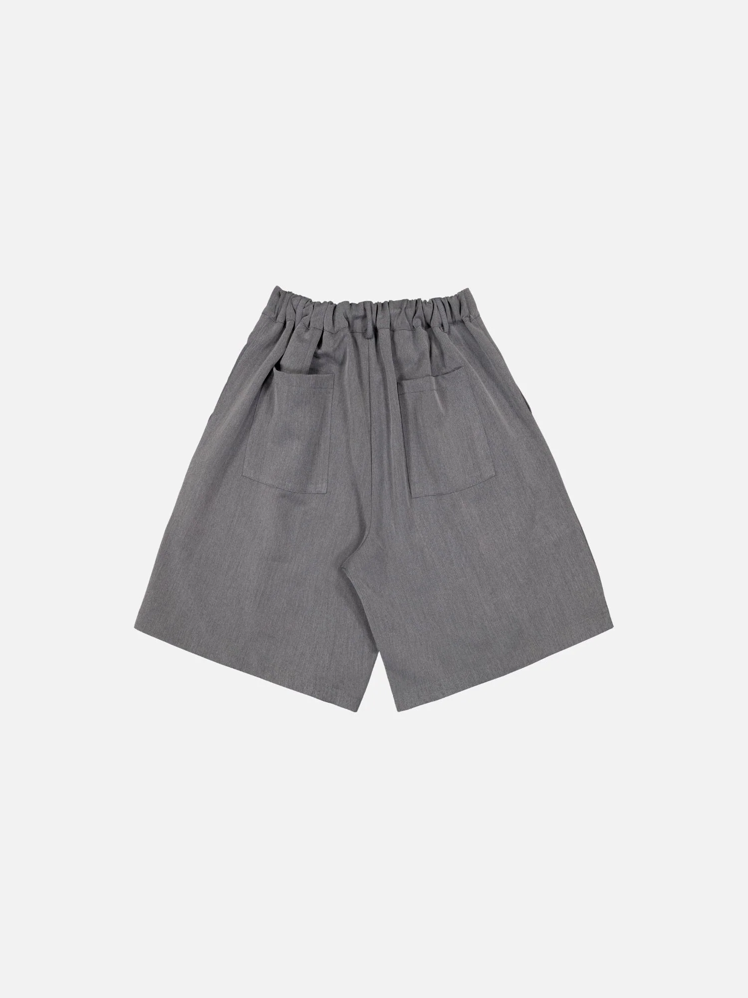 PLEATED SHORT - GREY - Image 9