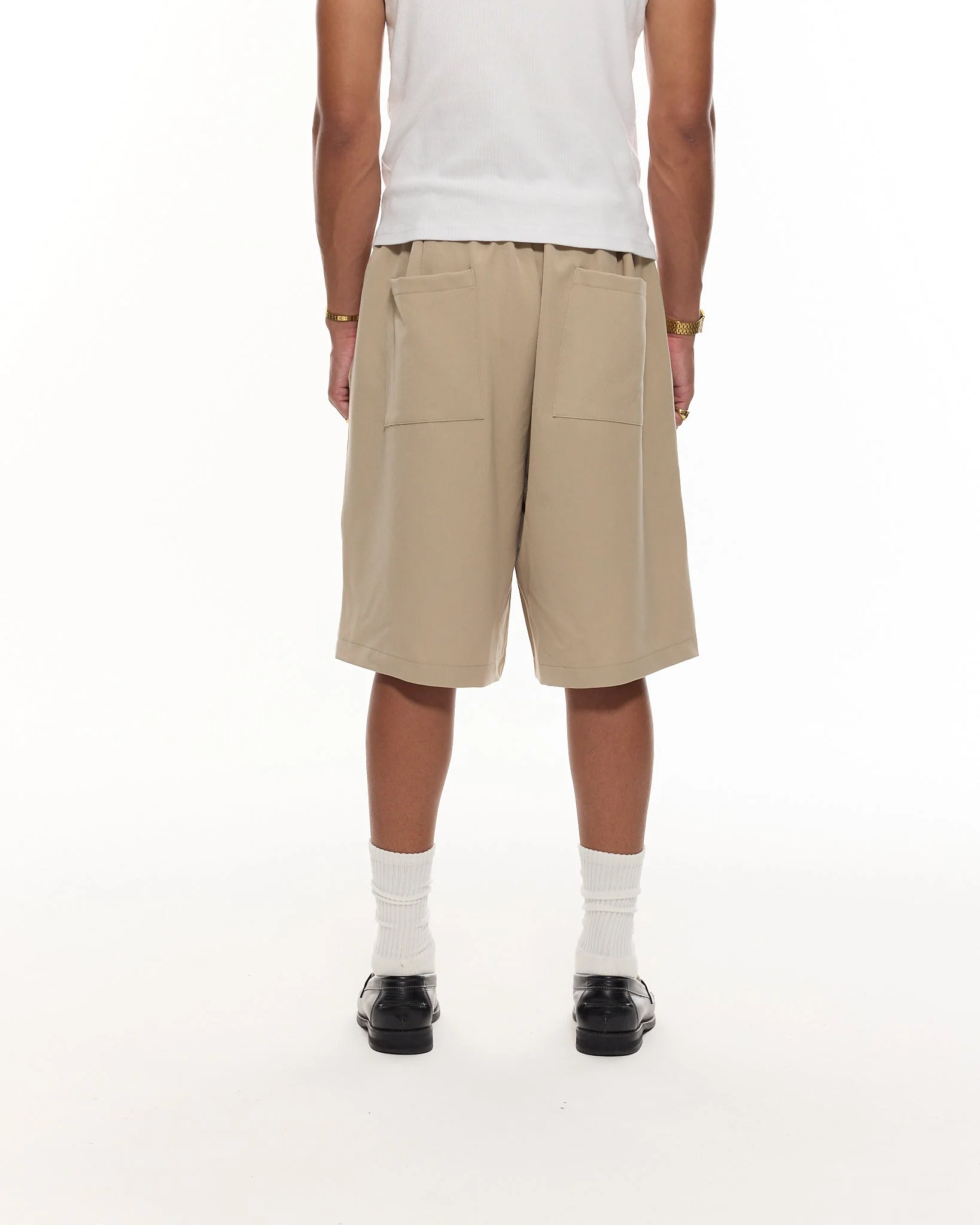 PLEATED SHORT - SAND - Image 7