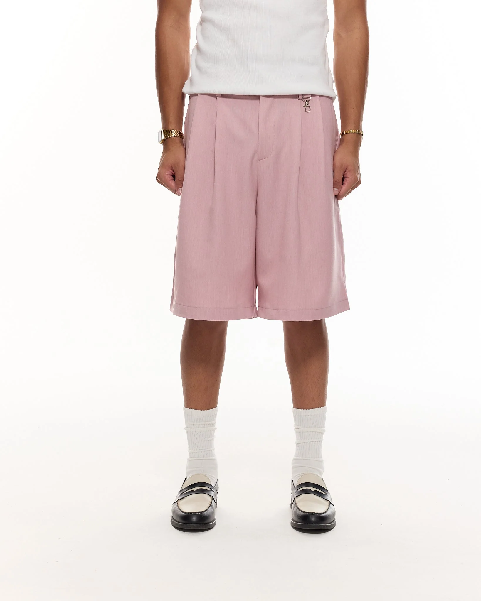 PLEATED SHORT - PINK - Image 3