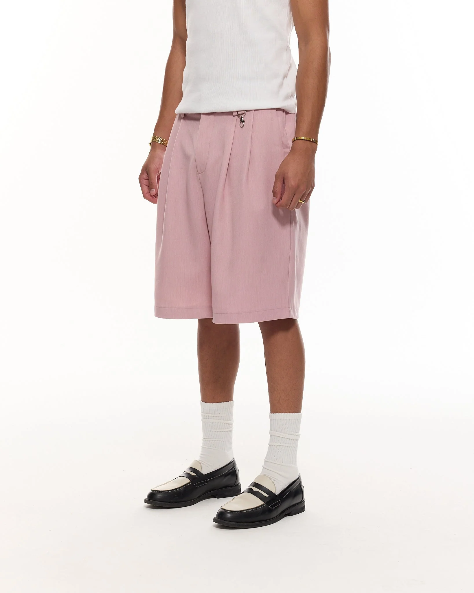 PLEATED SHORT - PINK - Image 4
