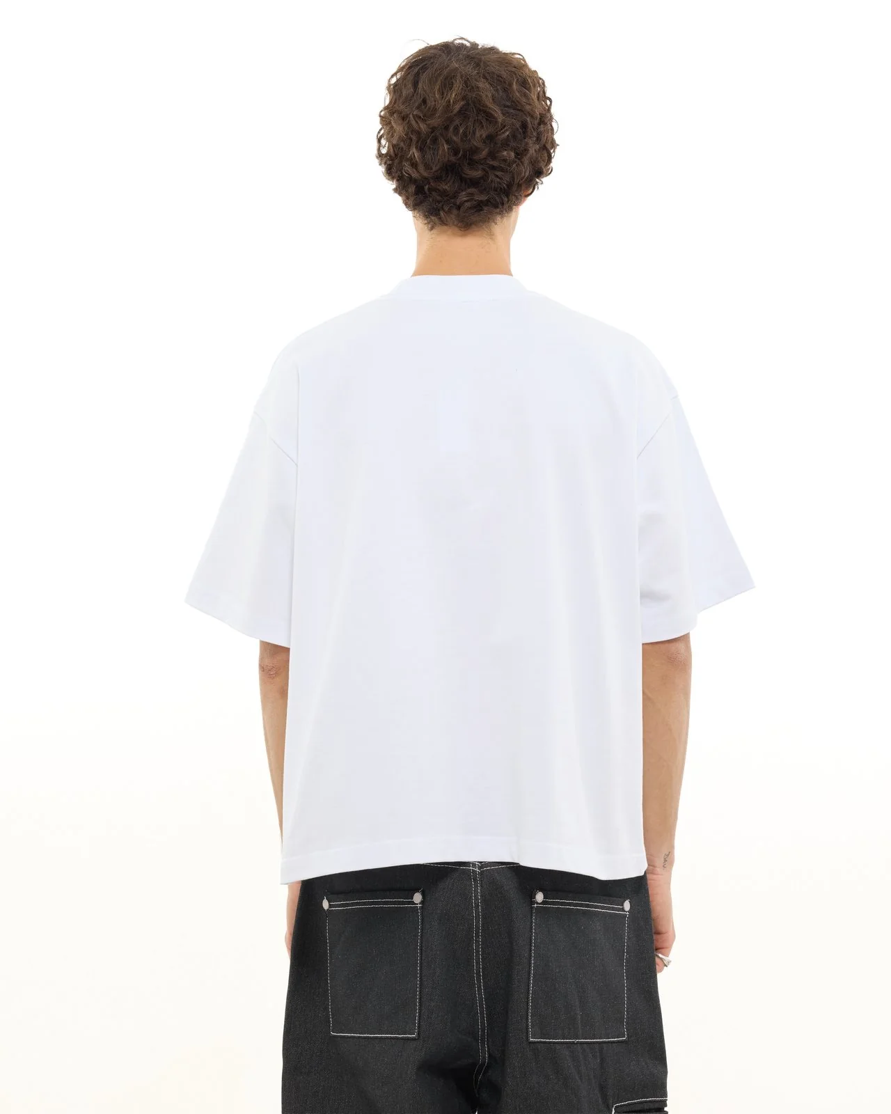 SIGNATURE BLANK T-SHIRT - PURE WHITE - Image 4