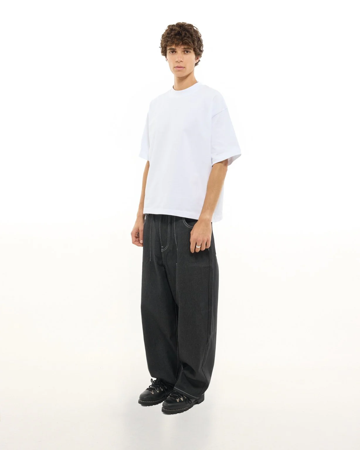 SIGNATURE BLANK T-SHIRT - PURE WHITE - Image 7
