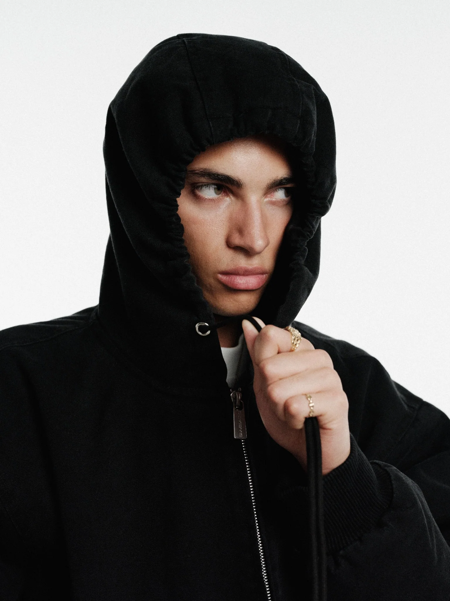 WORKWEAR HOODIE - WASHED BLACK - Image 3